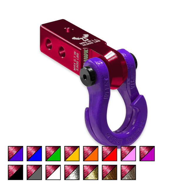 Photo of Jowl™ 3/4 Split Shackle™ and Mohawk 2.0 Receiver Combo by Forward Notion, LLC - Premium Recovery Gear for UTVs / Side by Sides