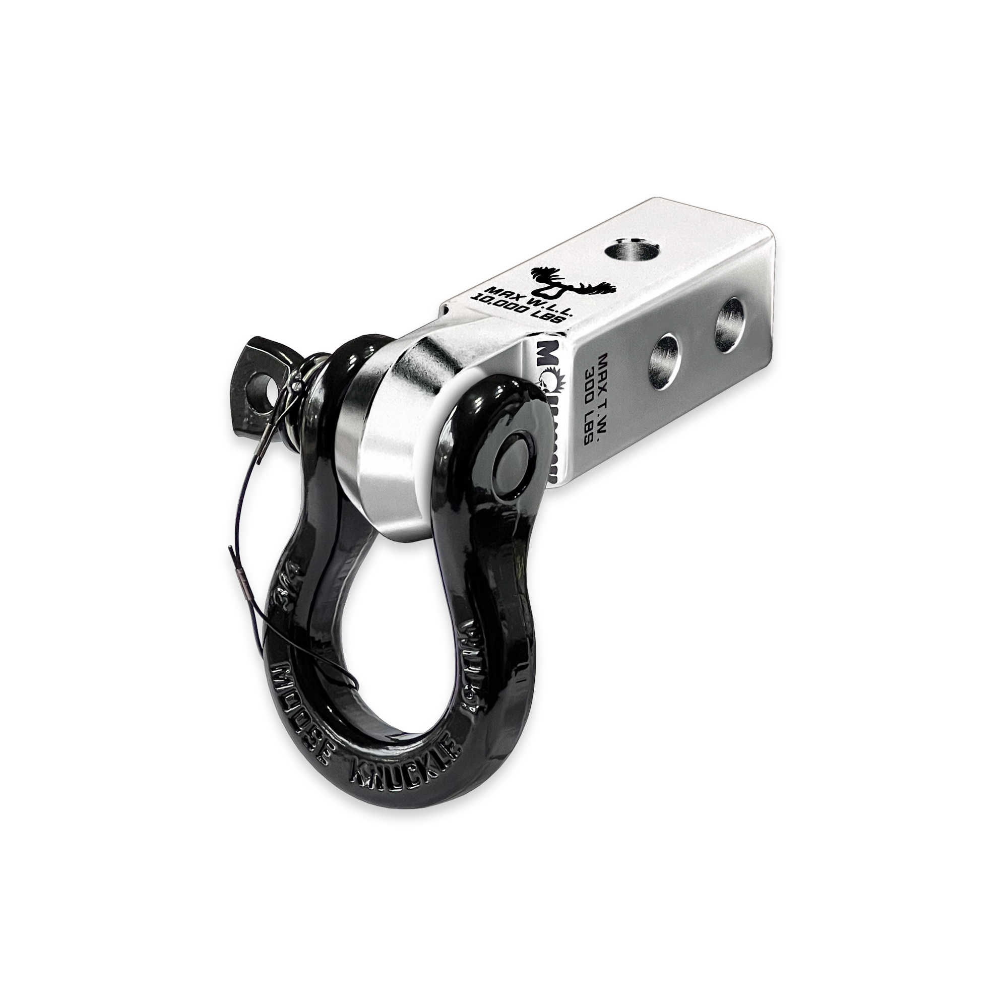 Photo of B'oh 3/4 Spin Pin Shackle and Mohawk 2.0 Receiver Combo by Forward Notion, LLC - Premium Recovery Gear for UTVs / Side by Sides