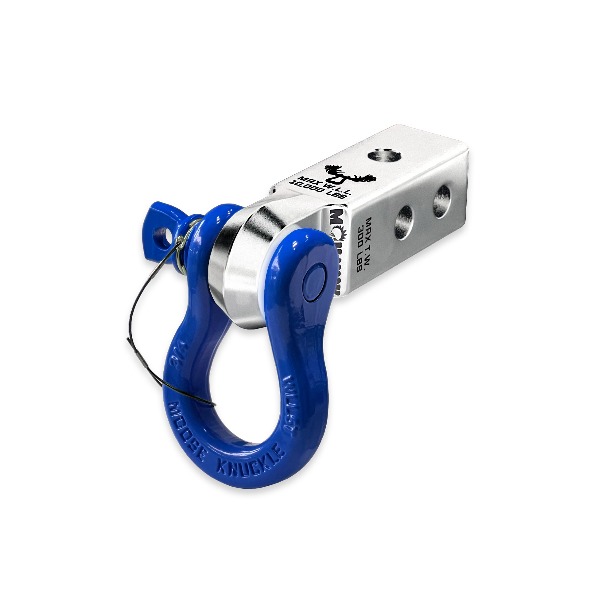 Photo of B'oh 3/4 Spin Pin Shackle and Mohawk 2.0 Receiver Combo by Forward Notion, LLC - Premium Recovery Gear for UTVs / Side by Sides