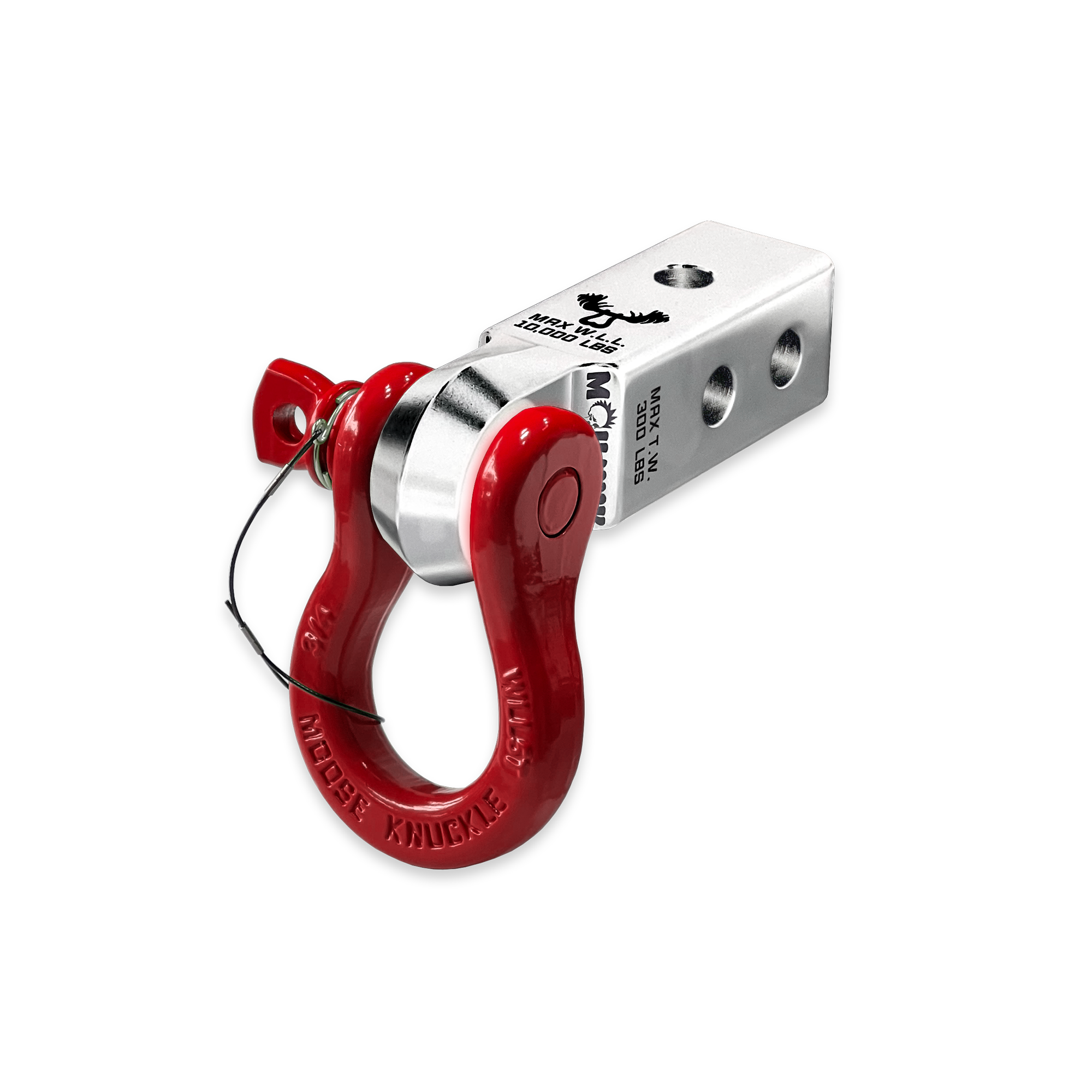 Photo of B'oh 3/4 Spin Pin Shackle and Mohawk 2.0 Receiver Combo by Forward Notion, LLC - Premium Recovery Gear for UTVs / Side by Sides