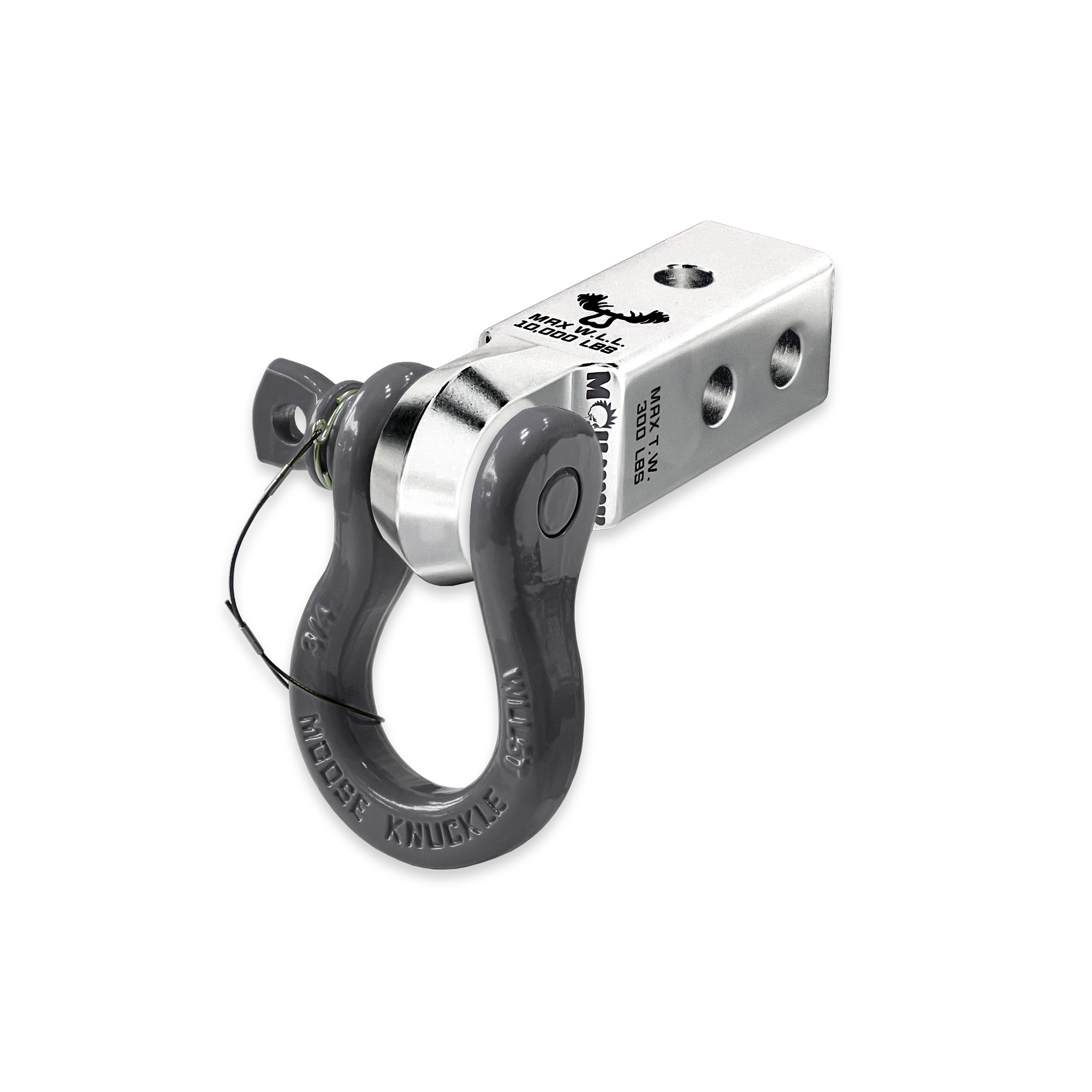 Photo of B'oh 3/4 Spin Pin Shackle and Mohawk 2.0 Receiver Combo by Forward Notion, LLC - Premium Recovery Gear for UTVs / Side by Sides