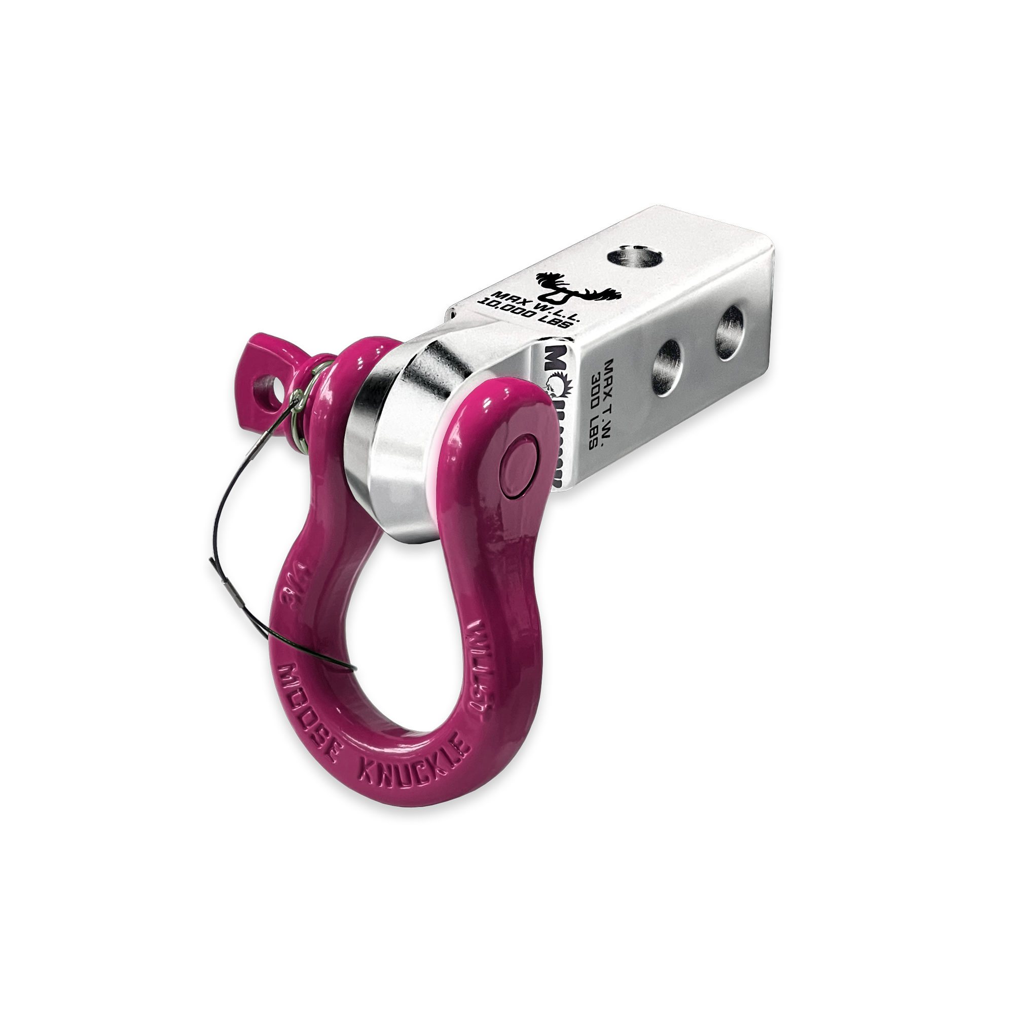 Photo of B'oh 3/4 Spin Pin Shackle and Mohawk 2.0 Receiver Combo by Forward Notion, LLC - Premium Recovery Gear for UTVs / Side by Sides