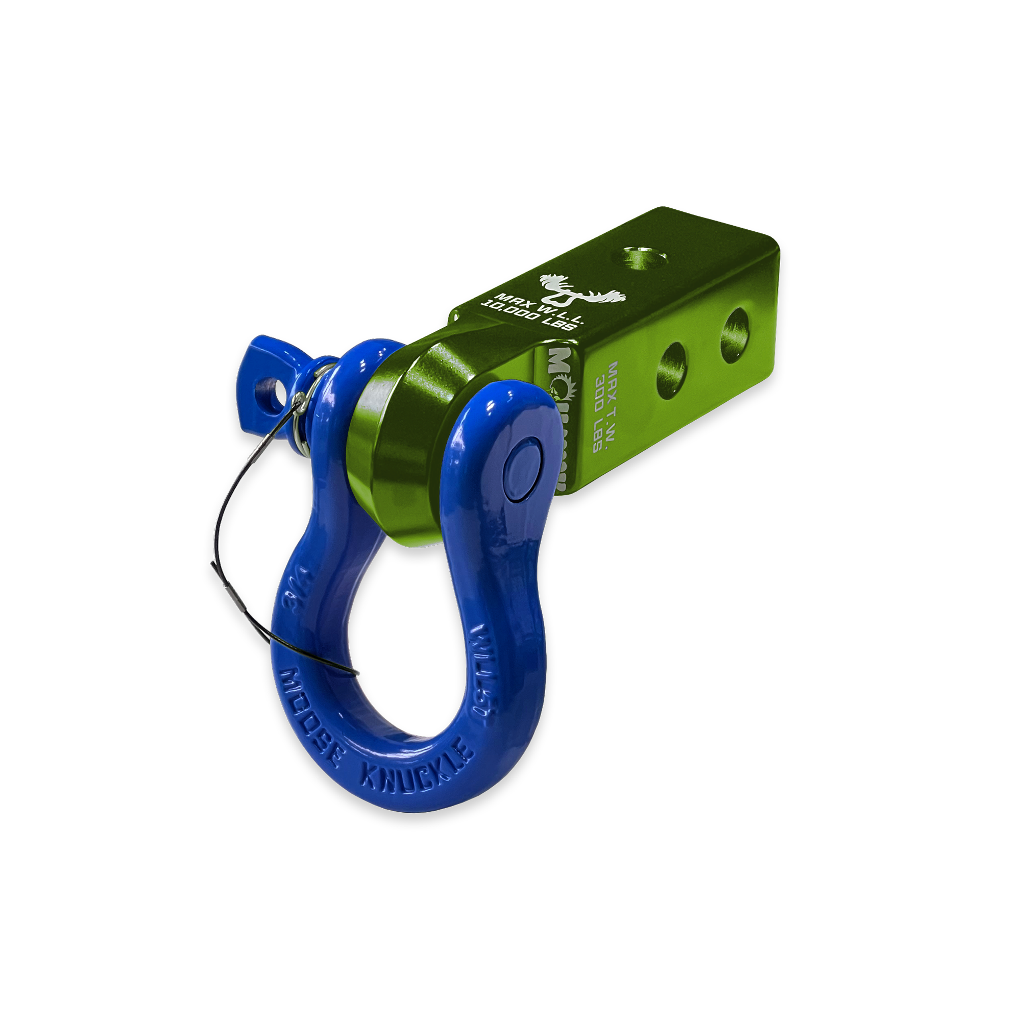Photo of B'oh 3/4 Spin Pin Shackle and Mohawk 2.0 Receiver Combo by Forward Notion, LLC - Premium Recovery Gear for UTVs / Side by Sides