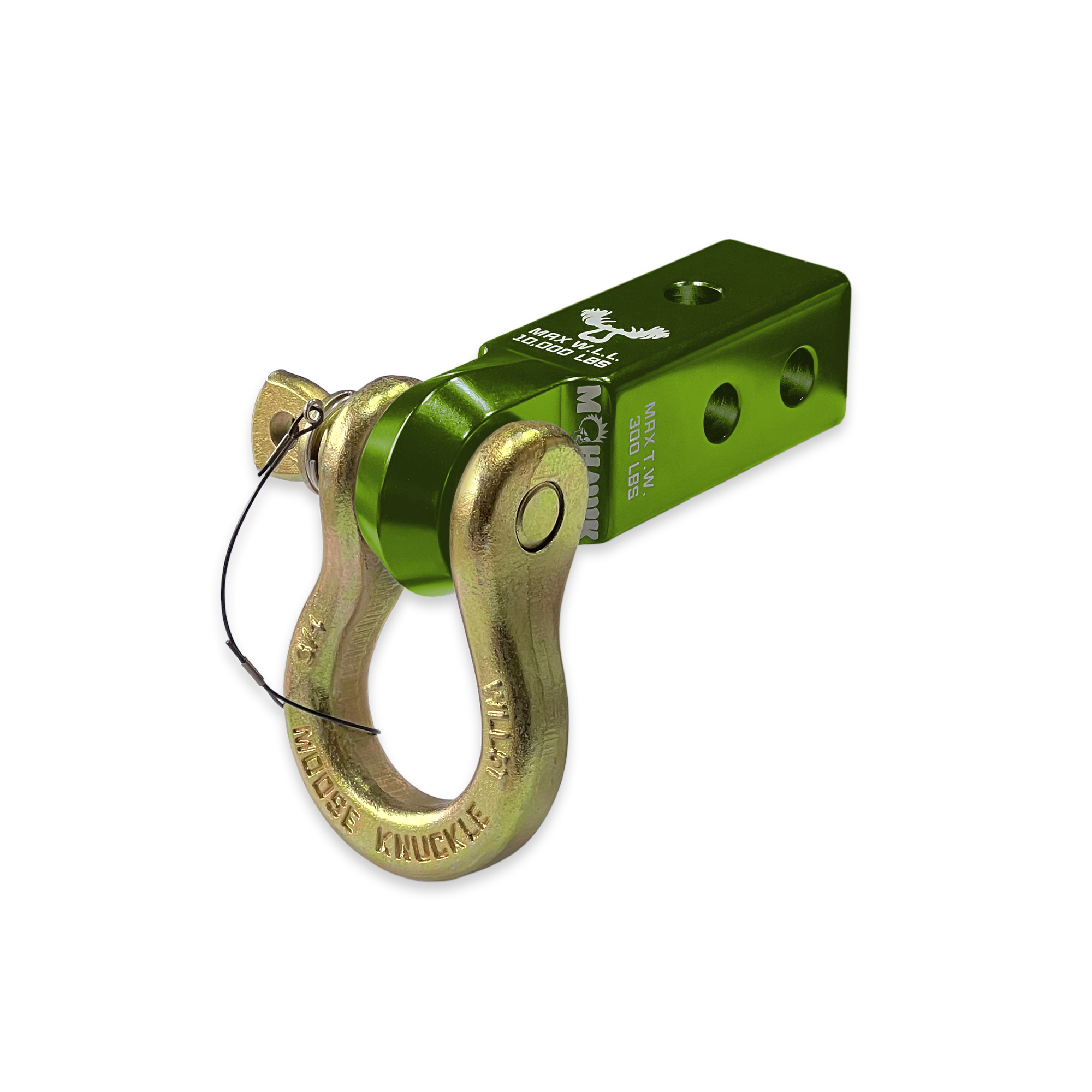 Photo of B'oh 3/4 Spin Pin Shackle and Mohawk 2.0 Receiver Combo by Forward Notion, LLC - Premium Recovery Gear for UTVs / Side by Sides