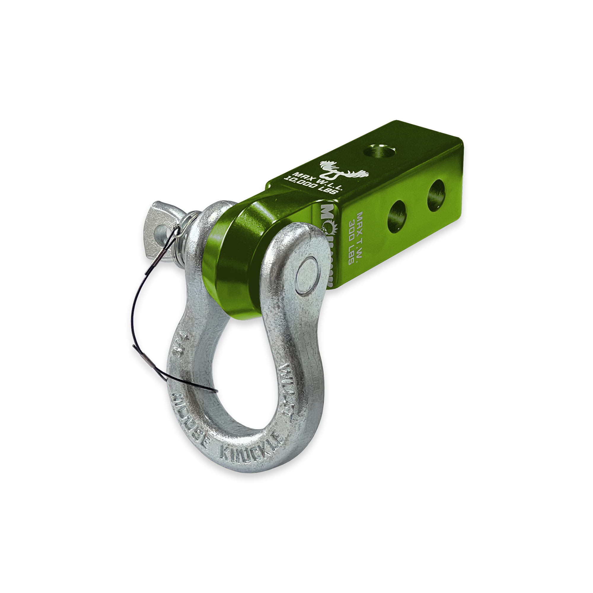Photo of B'oh 3/4 Spin Pin Shackle and Mohawk 2.0 Receiver Combo by Forward Notion, LLC - Premium Recovery Gear for UTVs / Side by Sides