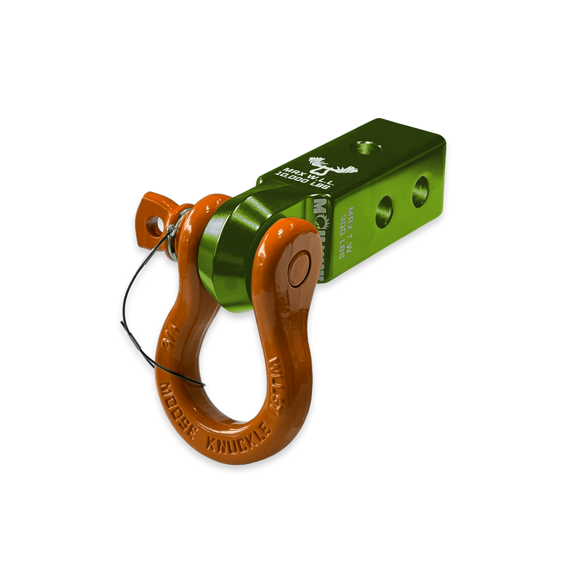 Photo of B'oh 3/4 Spin Pin Shackle and Mohawk 2.0 Receiver Combo by Forward Notion, LLC - Premium Recovery Gear for UTVs / Side by Sides
