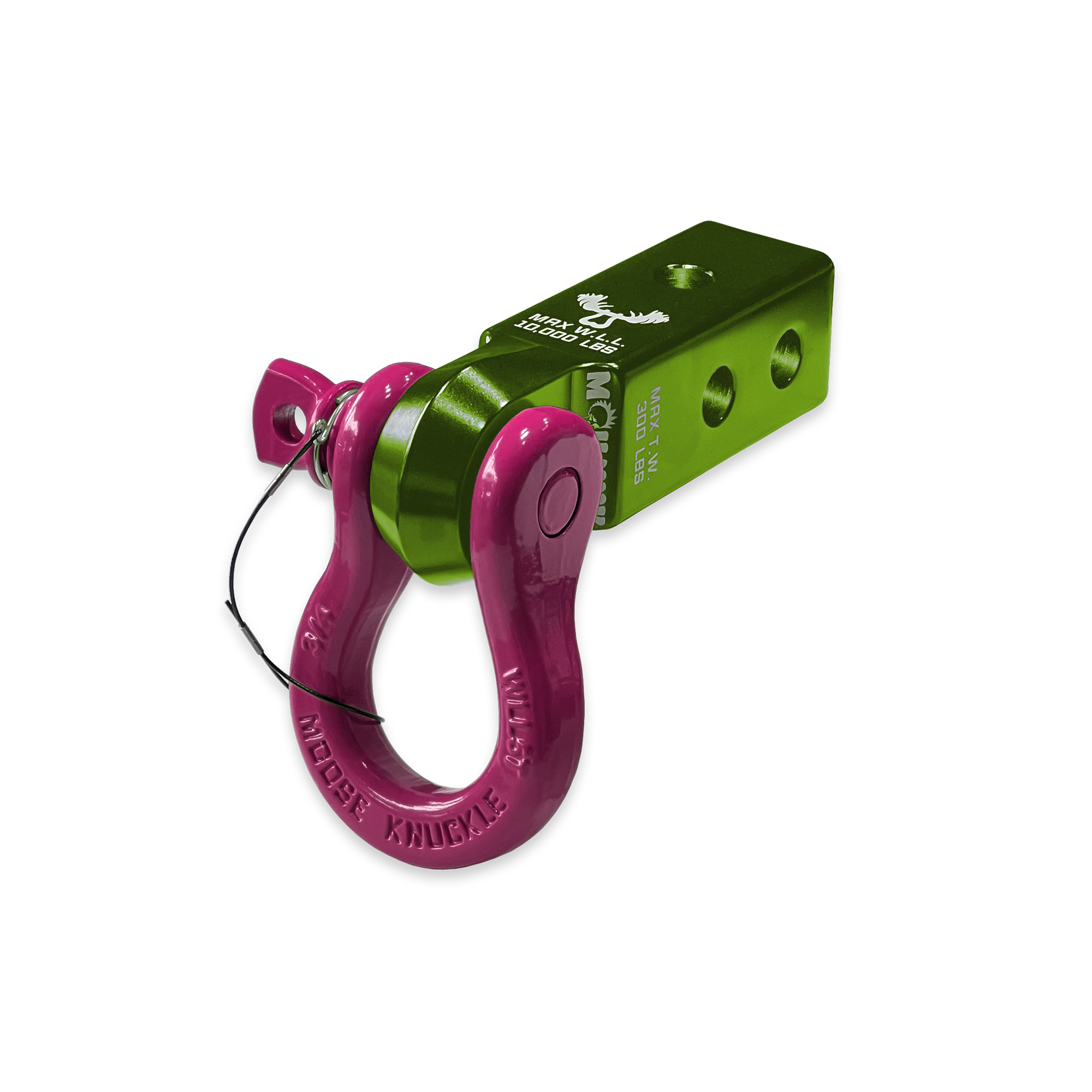 Photo of B'oh 3/4 Spin Pin Shackle and Mohawk 2.0 Receiver Combo by Forward Notion, LLC - Premium Recovery Gear for UTVs / Side by Sides