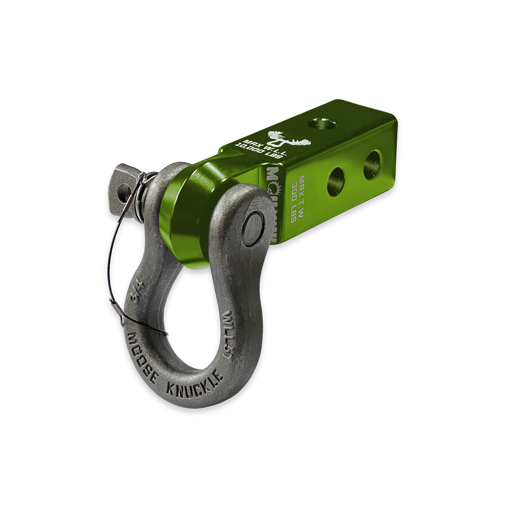 Photo of B'oh 3/4 Spin Pin Shackle and Mohawk 2.0 Receiver Combo by Forward Notion, LLC - Premium Recovery Gear for UTVs / Side by Sides