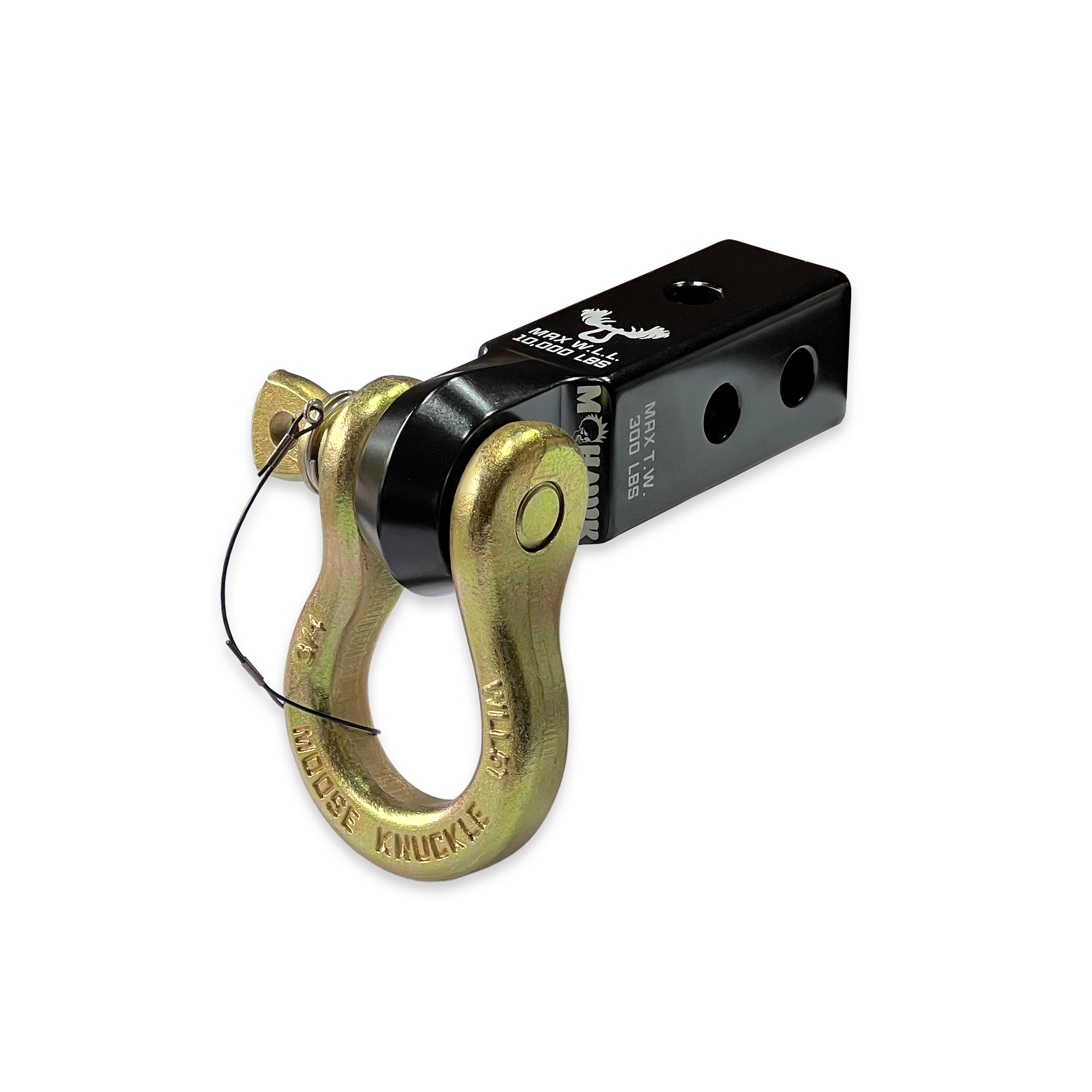 Photo of B'oh 3/4 Spin Pin Shackle and Mohawk 2.0 Receiver Combo by Forward Notion, LLC - Premium Recovery Gear for UTVs / Side by Sides