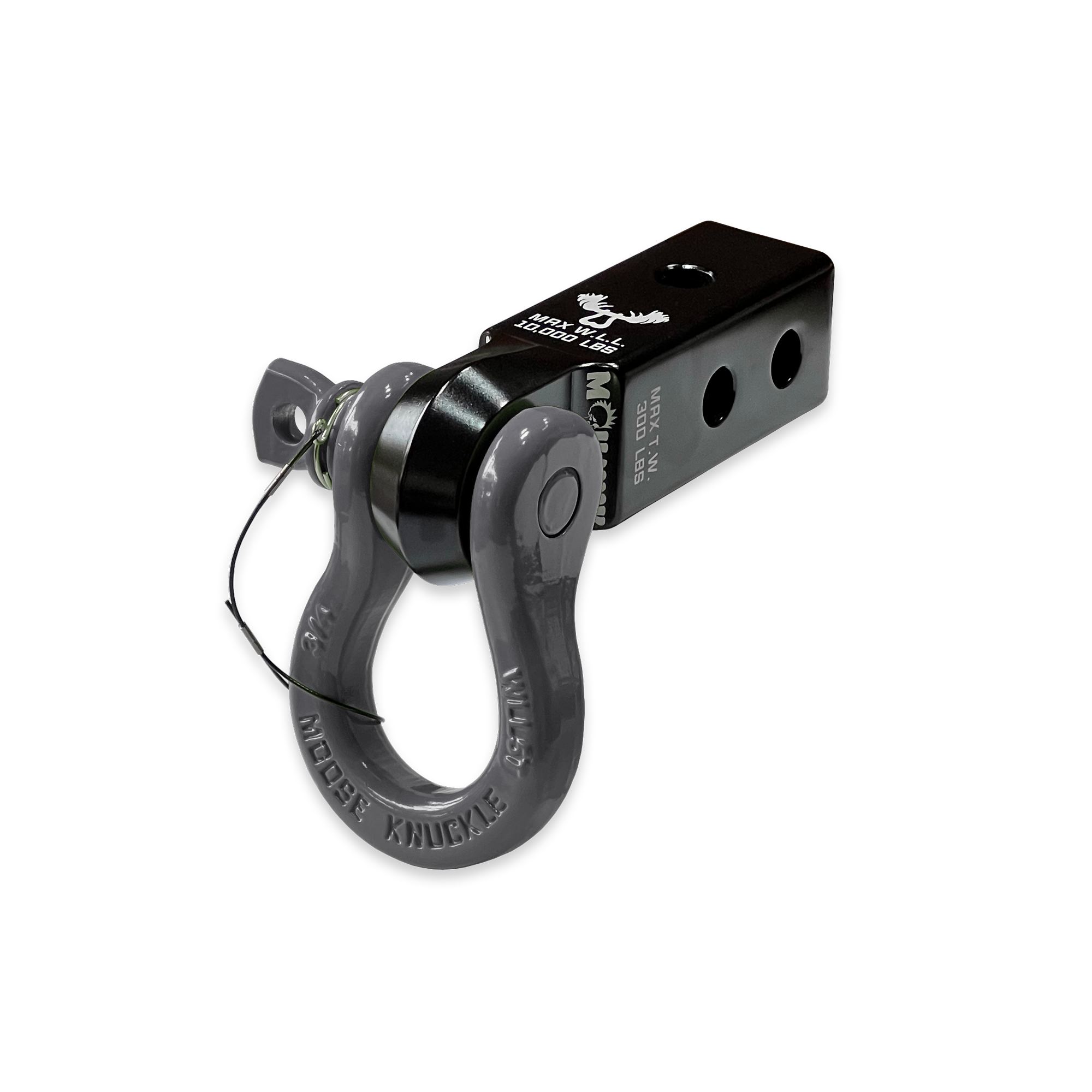 Photo of B'oh 3/4 Spin Pin Shackle and Mohawk 2.0 Receiver Combo by Forward Notion, LLC - Premium Recovery Gear for UTVs / Side by Sides