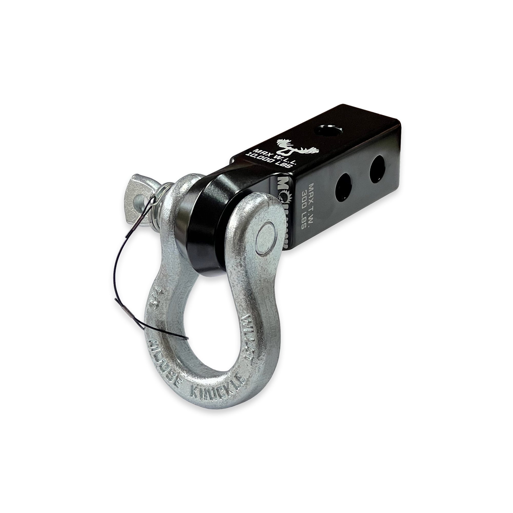 Photo of B'oh 3/4 Spin Pin Shackle and Mohawk 2.0 Receiver Combo by Forward Notion, LLC - Premium Recovery Gear for UTVs / Side by Sides