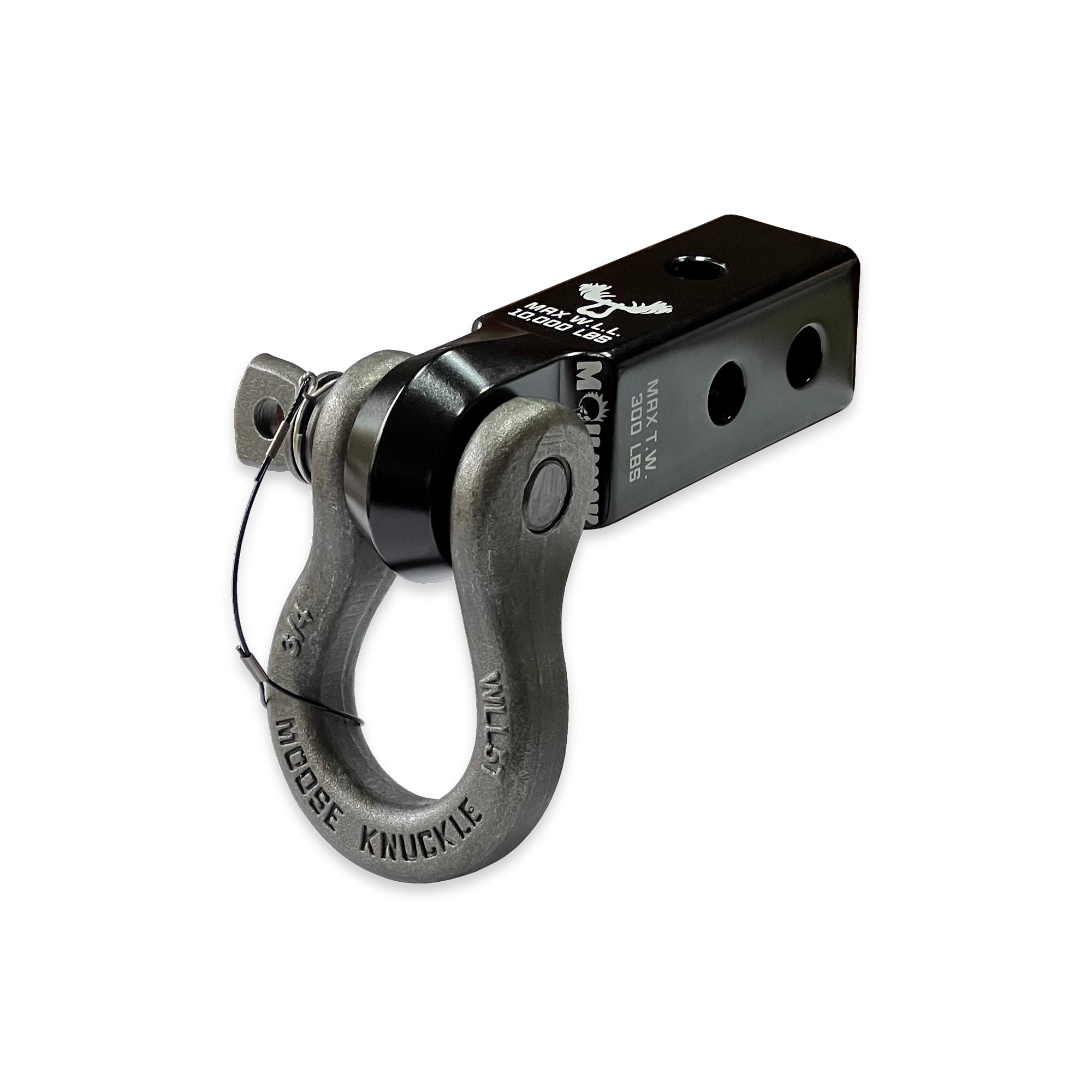 Photo of B'oh 3/4 Spin Pin Shackle and Mohawk 2.0 Receiver Combo by Forward Notion, LLC - Premium Recovery Gear for UTVs / Side by Sides