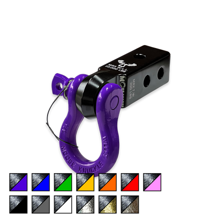 Photo of B'oh 3/4 Spin Pin Shackle and Mohawk 2.0 Receiver Combo by Forward Notion, LLC - Premium Recovery Gear for UTVs / Side by Sides