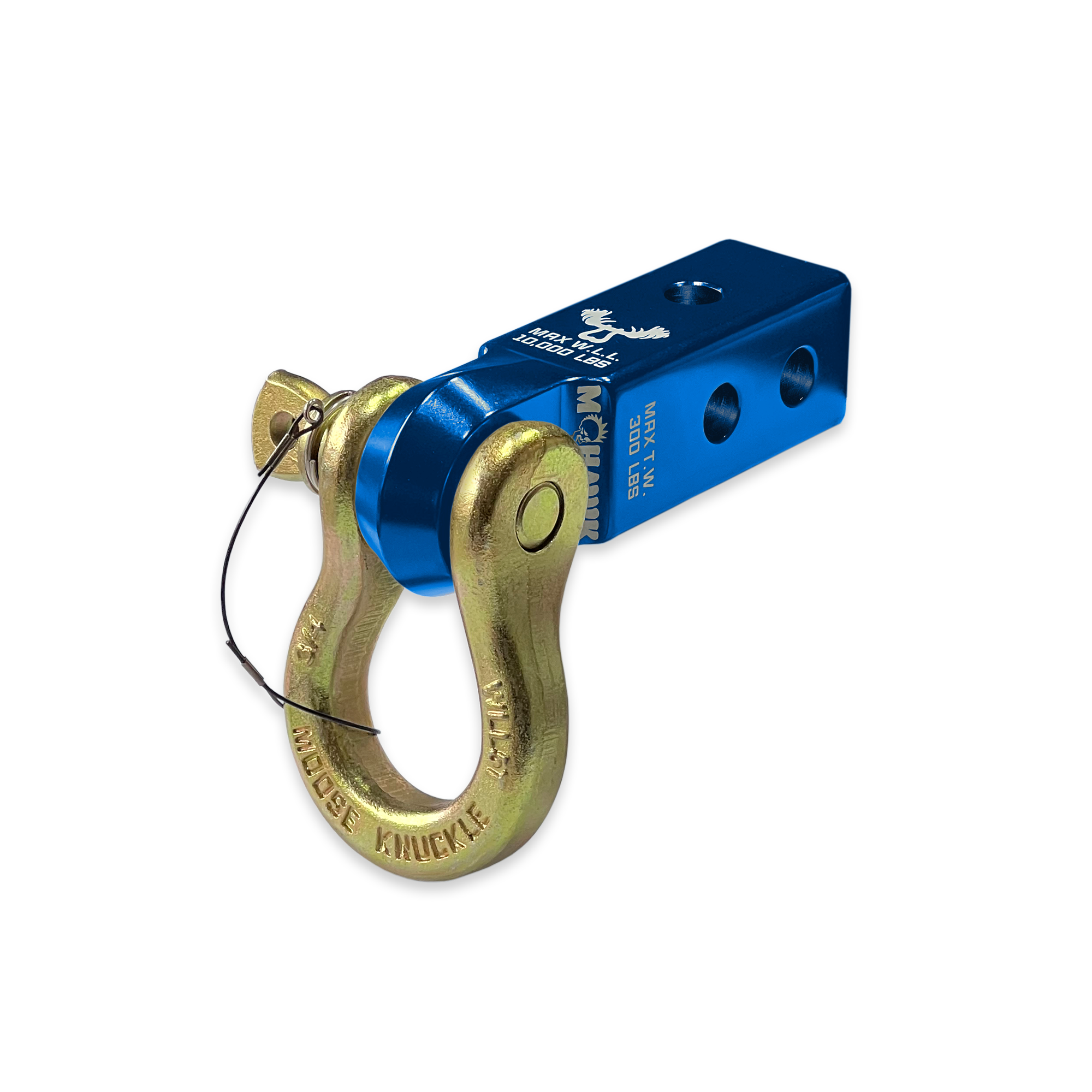 Photo of B'oh 3/4 Spin Pin Shackle and Mohawk 2.0 Receiver Combo by Forward Notion, LLC - Premium Recovery Gear for UTVs / Side by Sides
