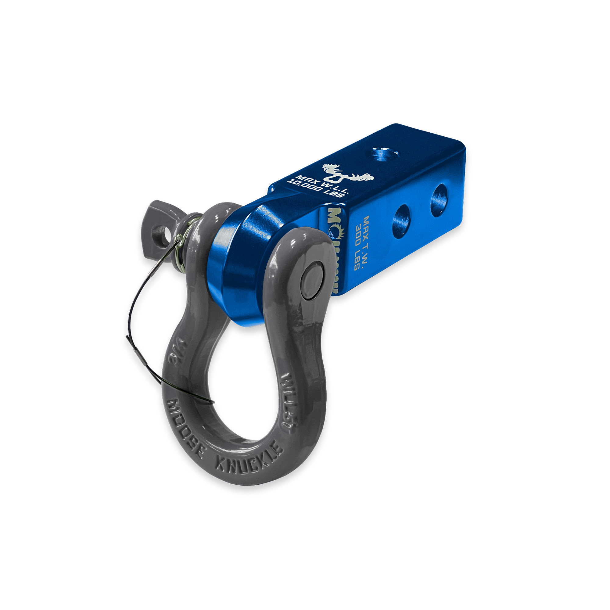 Photo of B'oh 3/4 Spin Pin Shackle and Mohawk 2.0 Receiver Combo by Forward Notion, LLC - Premium Recovery Gear for UTVs / Side by Sides