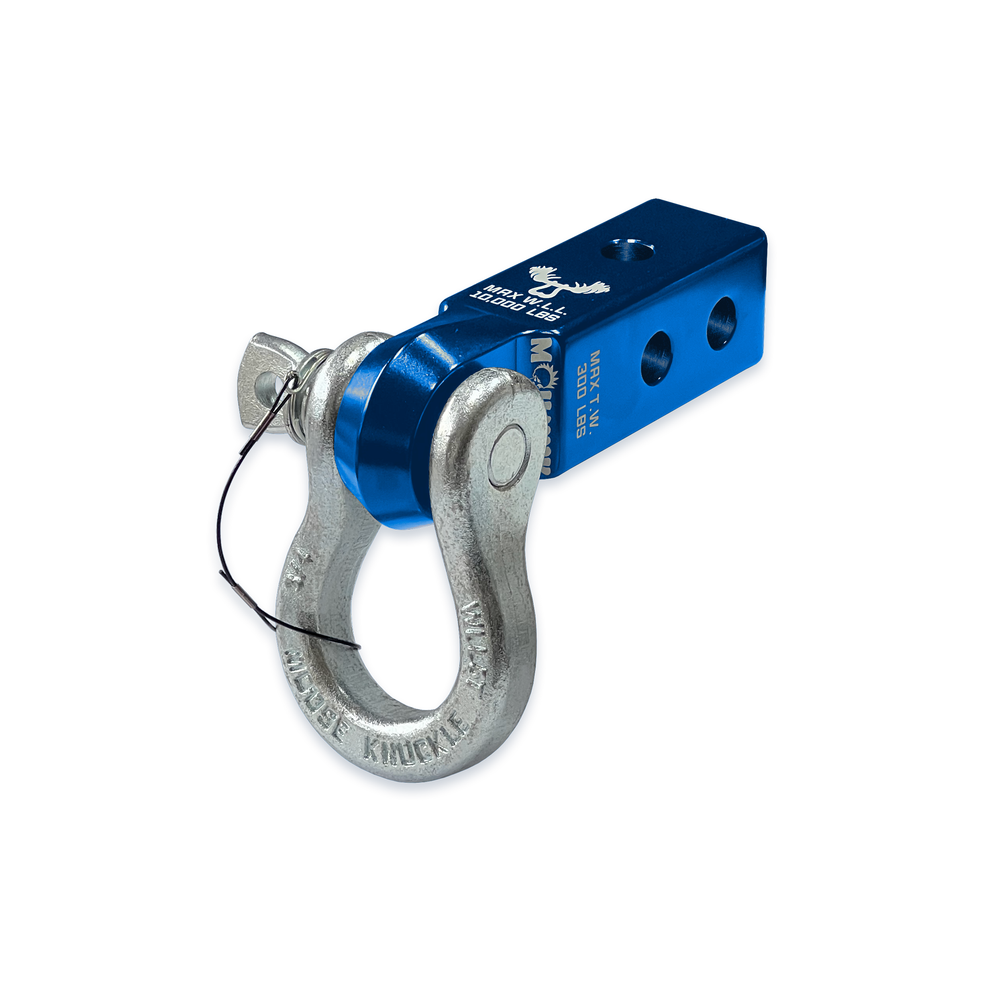 Photo of B'oh 3/4 Spin Pin Shackle and Mohawk 2.0 Receiver Combo by Forward Notion, LLC - Premium Recovery Gear for UTVs / Side by Sides