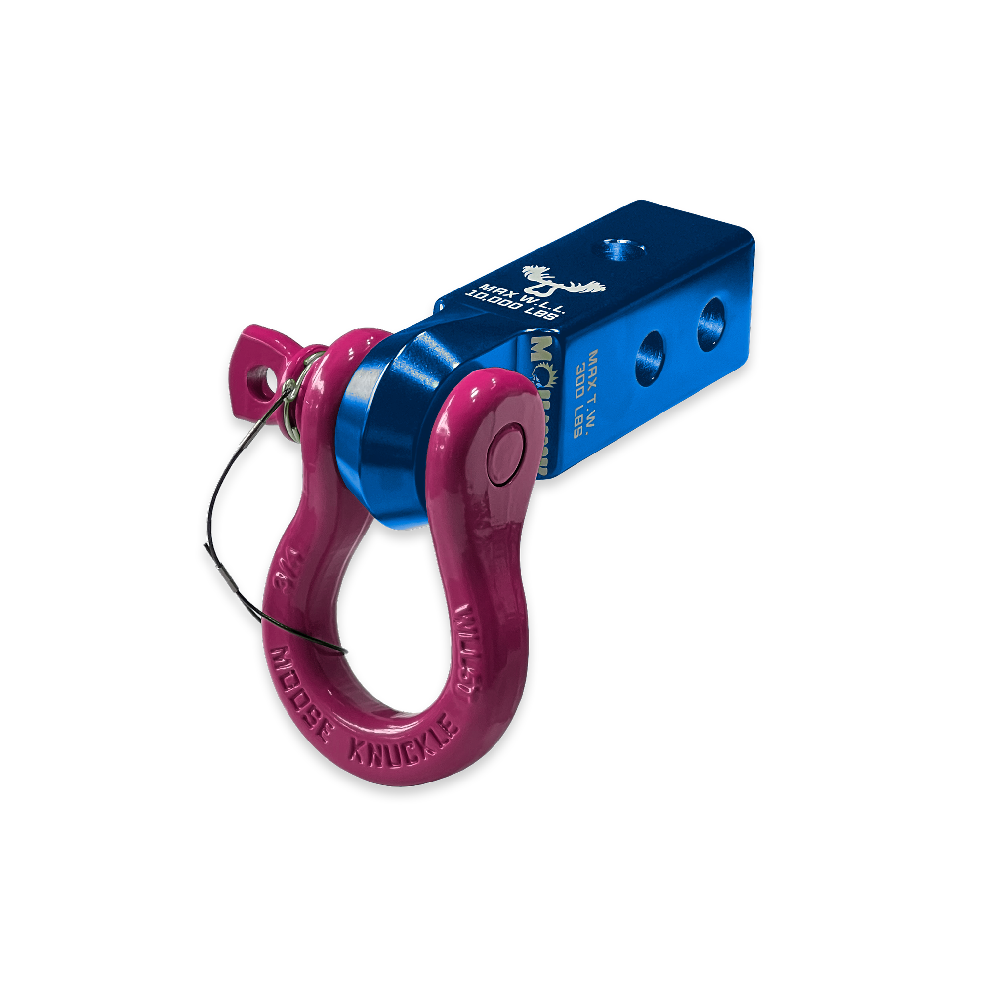 Photo of B'oh 3/4 Spin Pin Shackle and Mohawk 2.0 Receiver Combo by Forward Notion, LLC - Premium Recovery Gear for UTVs / Side by Sides