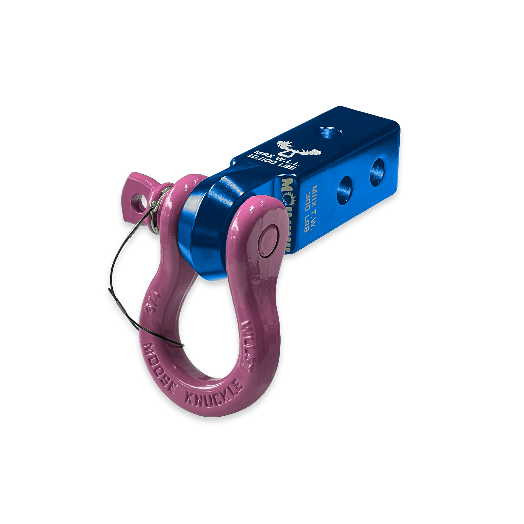 Photo of B'oh 3/4 Spin Pin Shackle and Mohawk 2.0 Receiver Combo by Forward Notion, LLC - Premium Recovery Gear for UTVs / Side by Sides