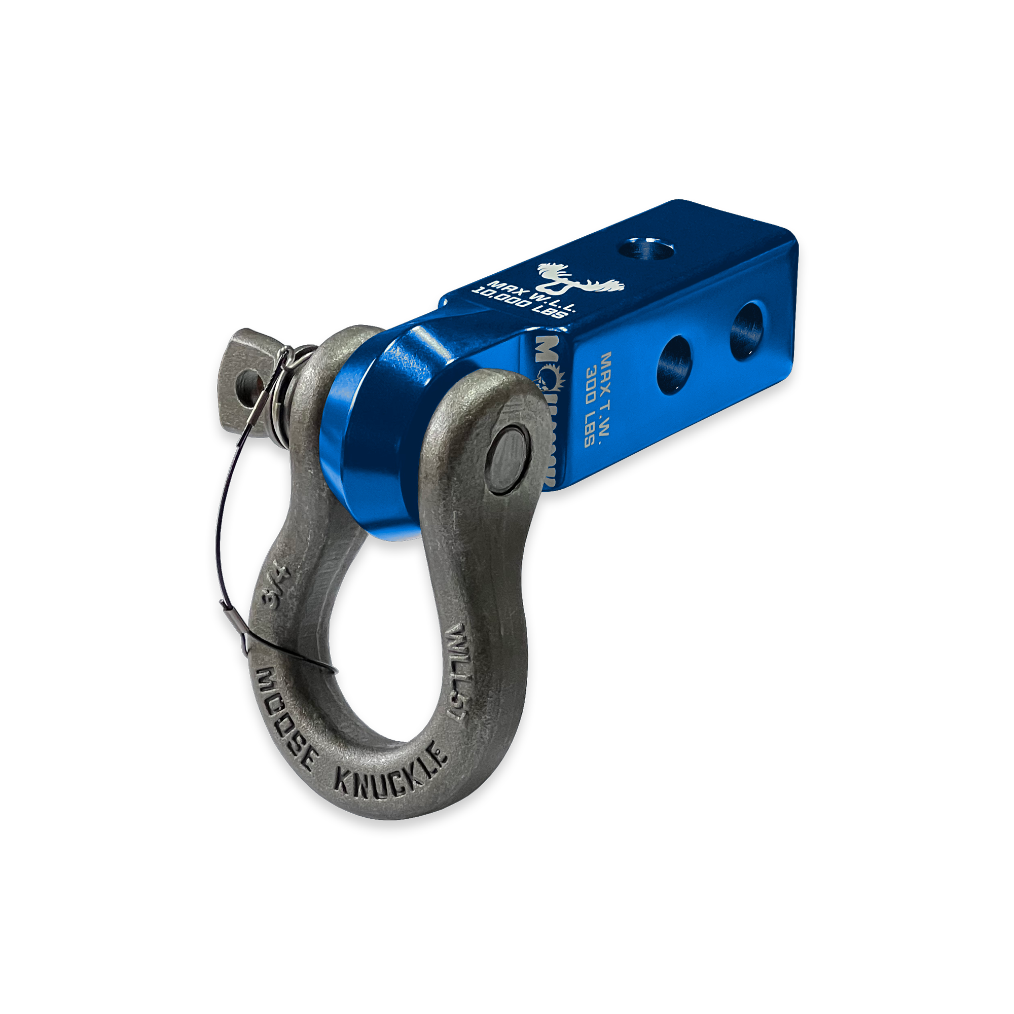 Photo of B'oh 3/4 Spin Pin Shackle and Mohawk 2.0 Receiver Combo by Forward Notion, LLC - Premium Recovery Gear for UTVs / Side by Sides