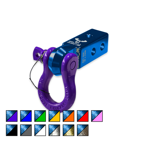 Photo of B'oh 3/4 Spin Pin Shackle and Mohawk 2.0 Receiver Combo by Forward Notion, LLC - Premium Recovery Gear for UTVs / Side by Sides