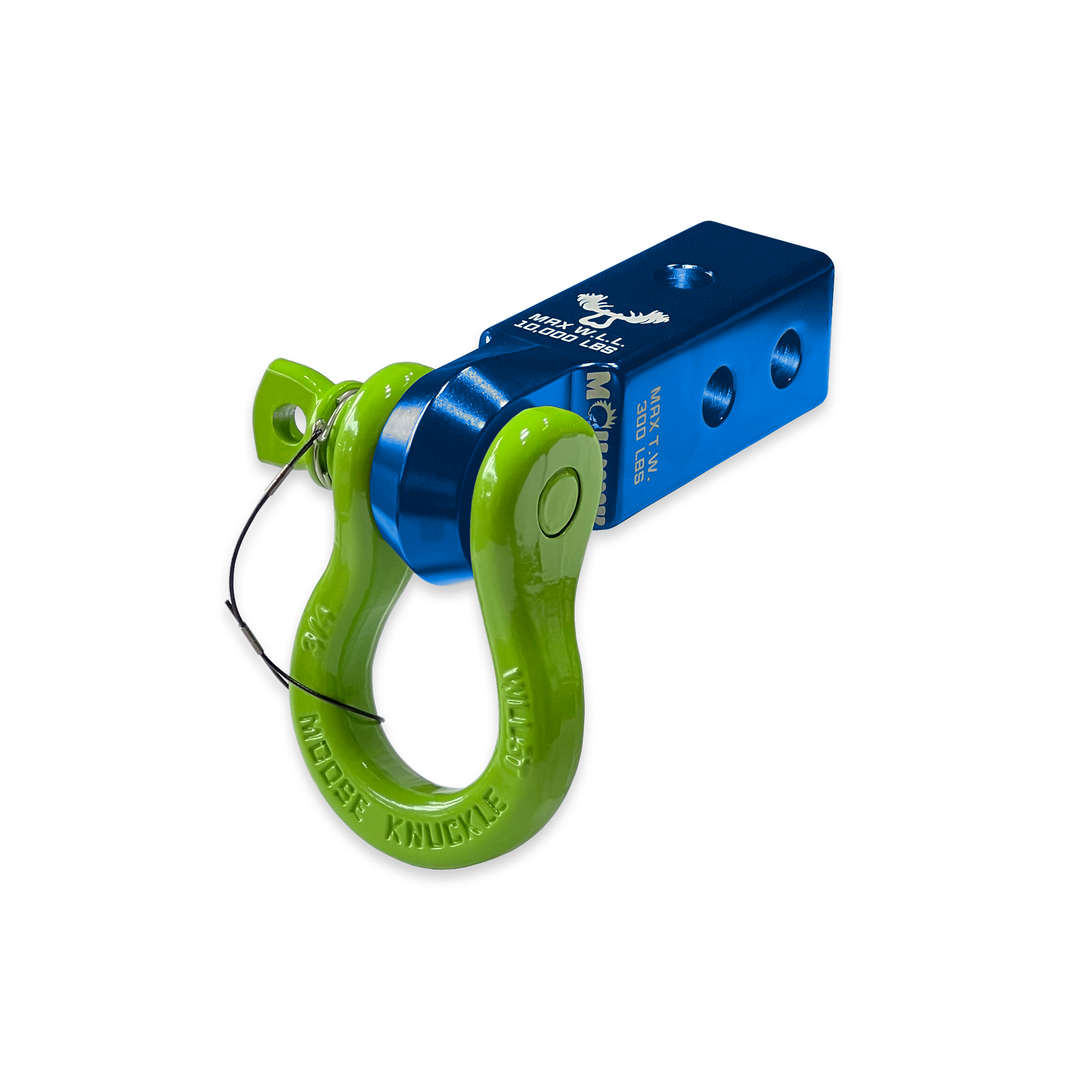 Photo of B'oh 3/4 Spin Pin Shackle and Mohawk 2.0 Receiver Combo by Forward Notion, LLC - Premium Recovery Gear for UTVs / Side by Sides