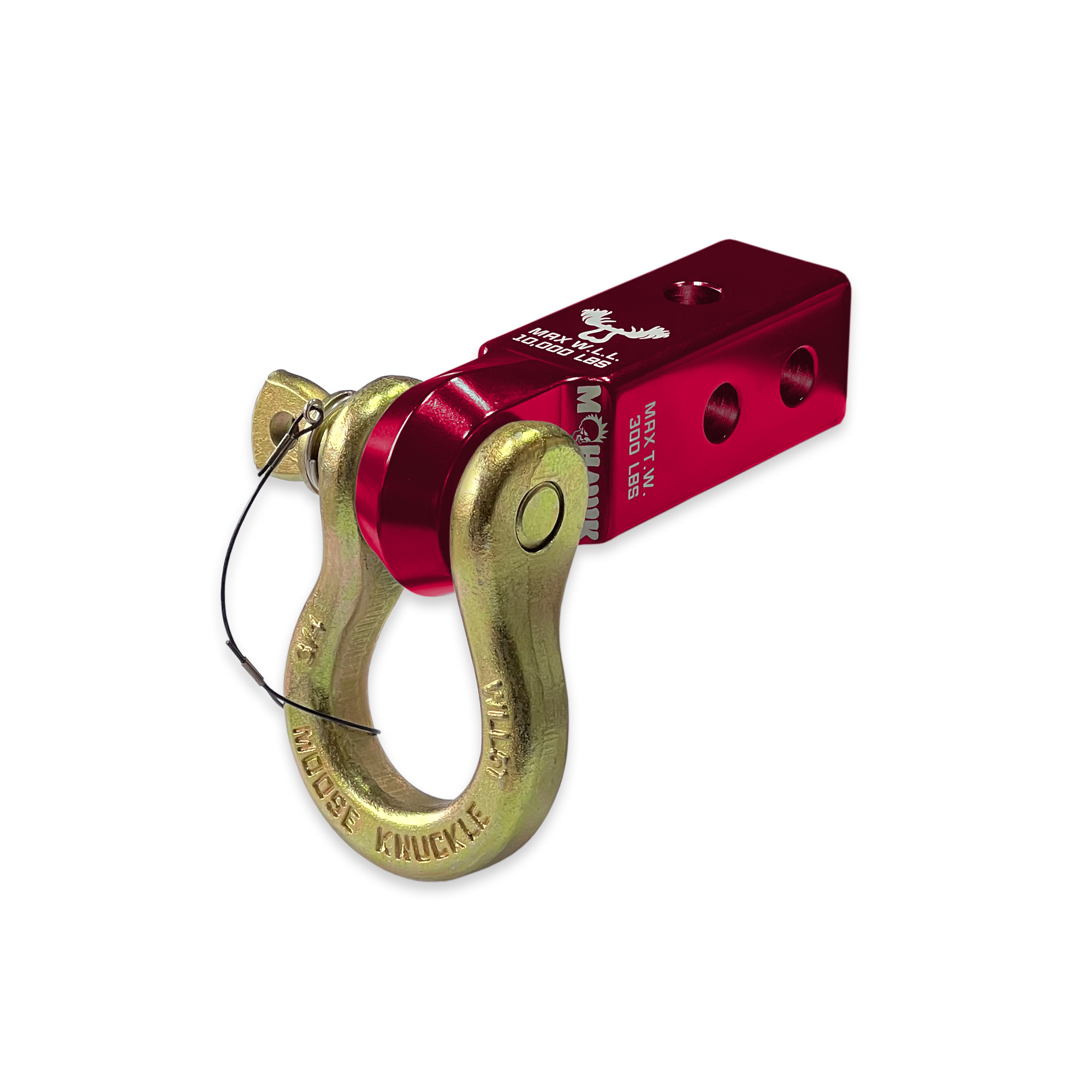 Photo of B'oh 3/4 Spin Pin Shackle and Mohawk 2.0 Receiver Combo by Forward Notion, LLC - Premium Recovery Gear for UTVs / Side by Sides