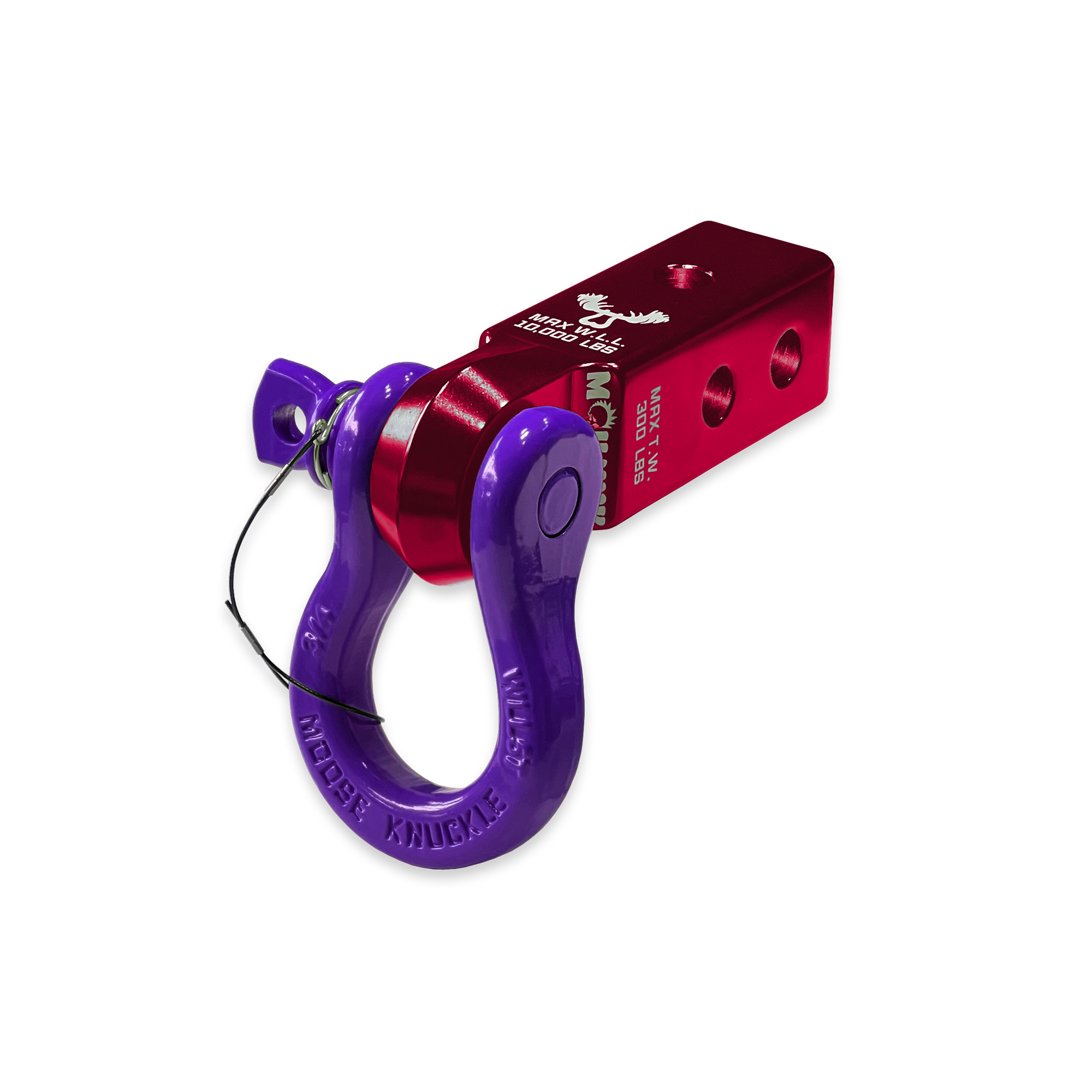 Photo of B'oh 3/4 Spin Pin Shackle and Mohawk 2.0 Receiver Combo by Forward Notion, LLC - Premium Recovery Gear for UTVs / Side by Sides