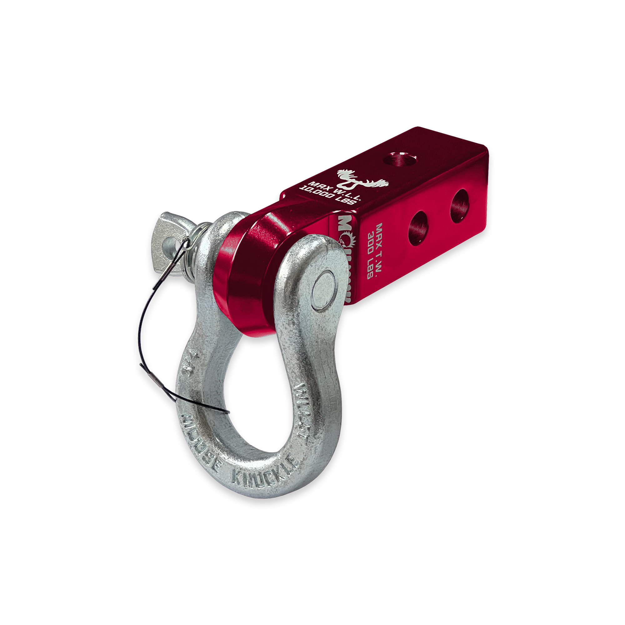 Photo of B'oh 3/4 Spin Pin Shackle and Mohawk 2.0 Receiver Combo by Forward Notion, LLC - Premium Recovery Gear for UTVs / Side by Sides