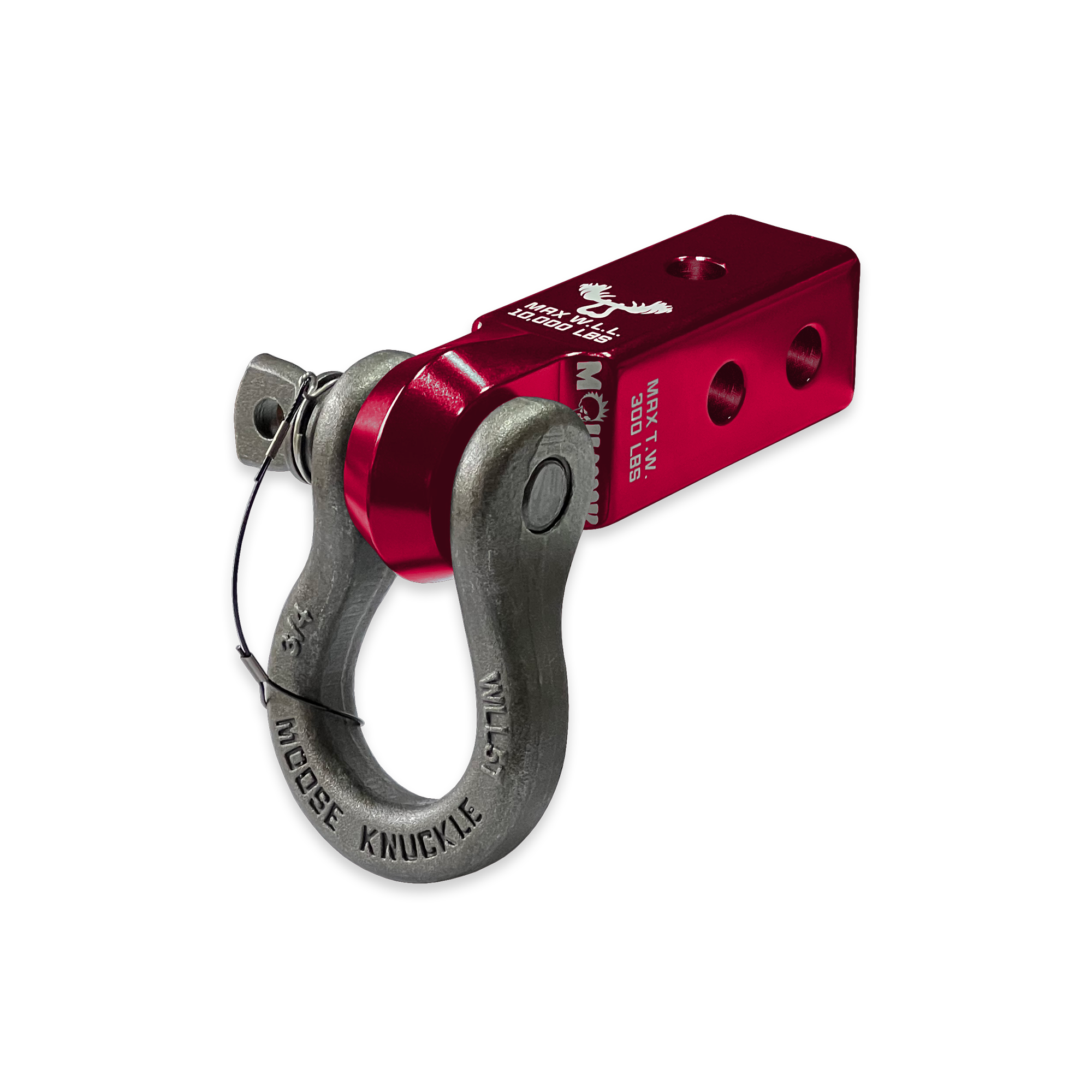 Photo of B'oh 3/4 Spin Pin Shackle and Mohawk 2.0 Receiver Combo by Forward Notion, LLC - Premium Recovery Gear for UTVs / Side by Sides