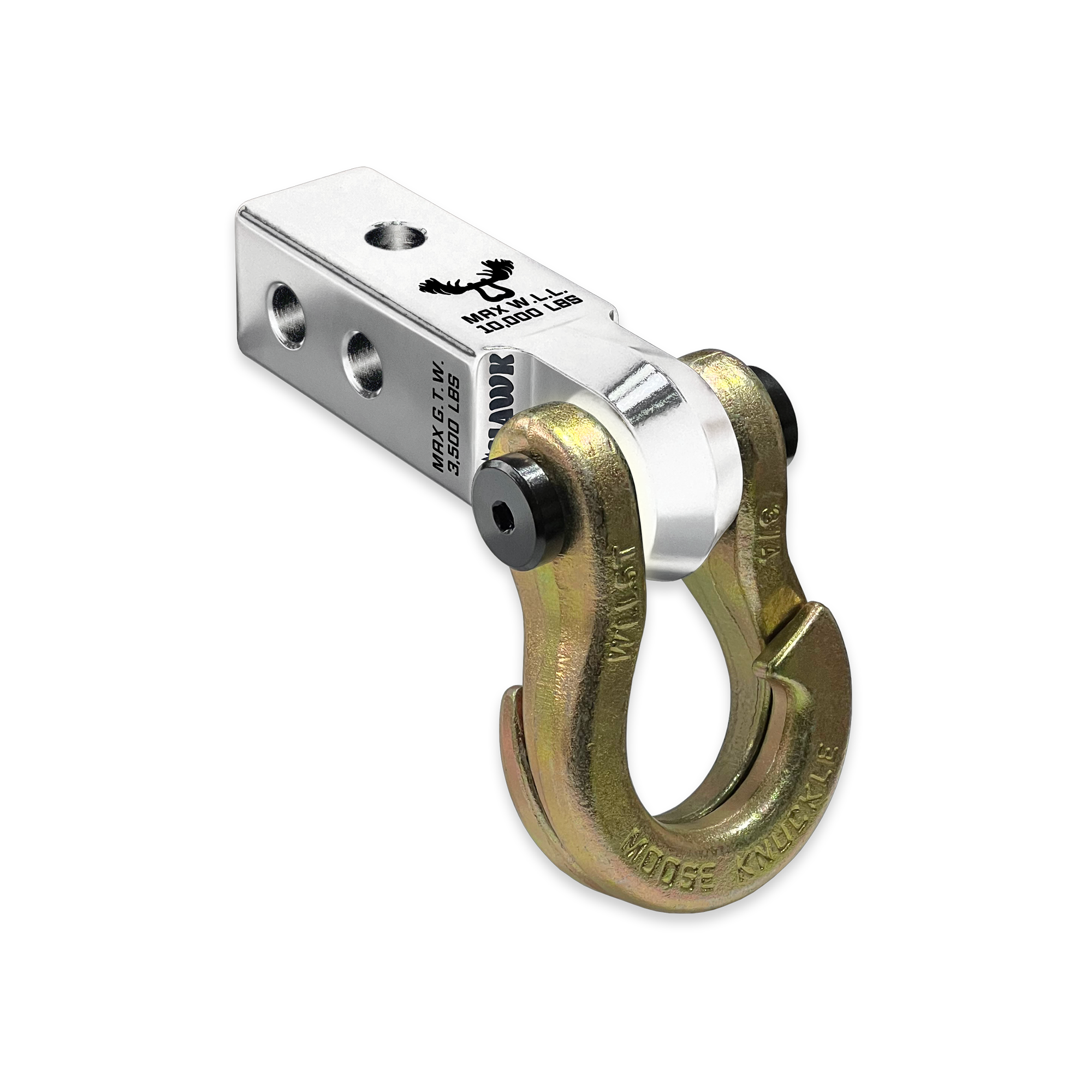 Photo of Jowl™ 3/4 Split Shackle™ and Mohawk 2.0 Receiver Combo by Forward Notion, LLC - Premium Recovery Gear for UTVs / Side by Sides