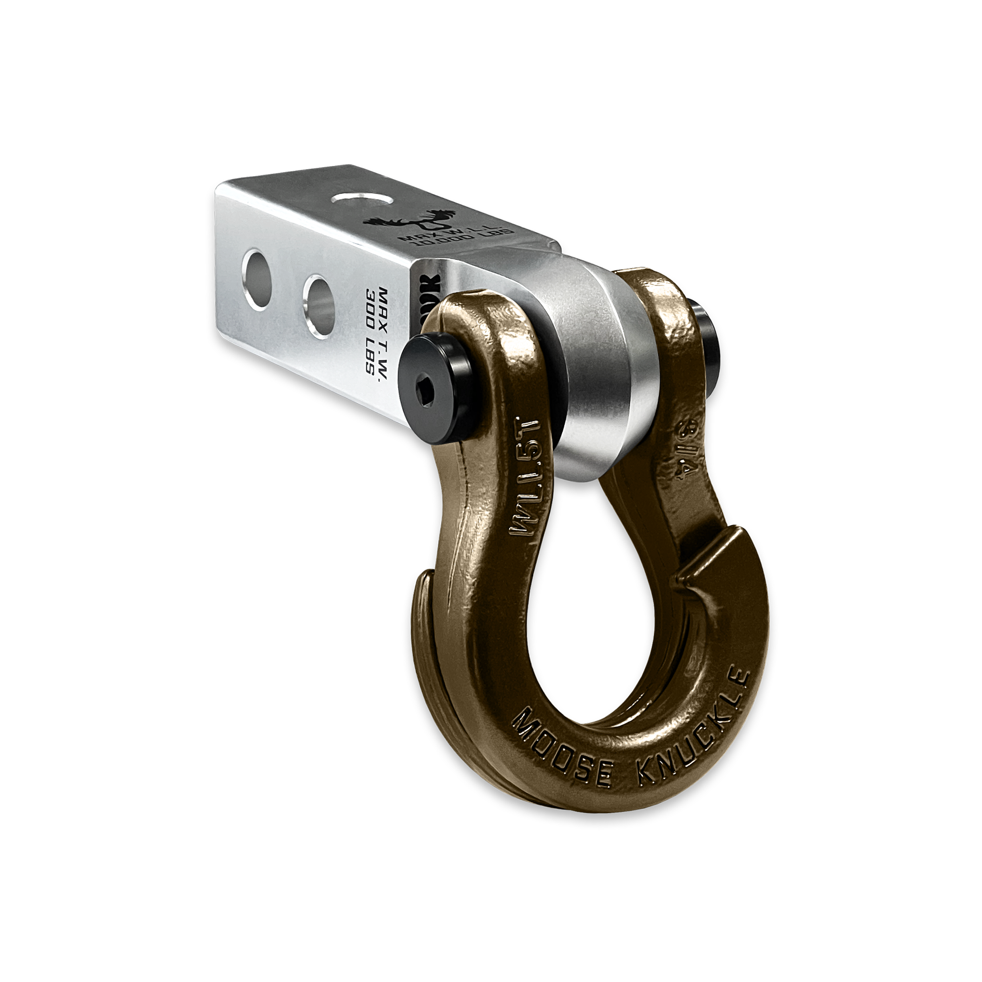 Photo of Jowl™ 3/4 Split Shackle™ and Mohawk 2.0 Receiver Combo by Forward Notion, LLC - Premium Recovery Gear for UTVs / Side by Sides