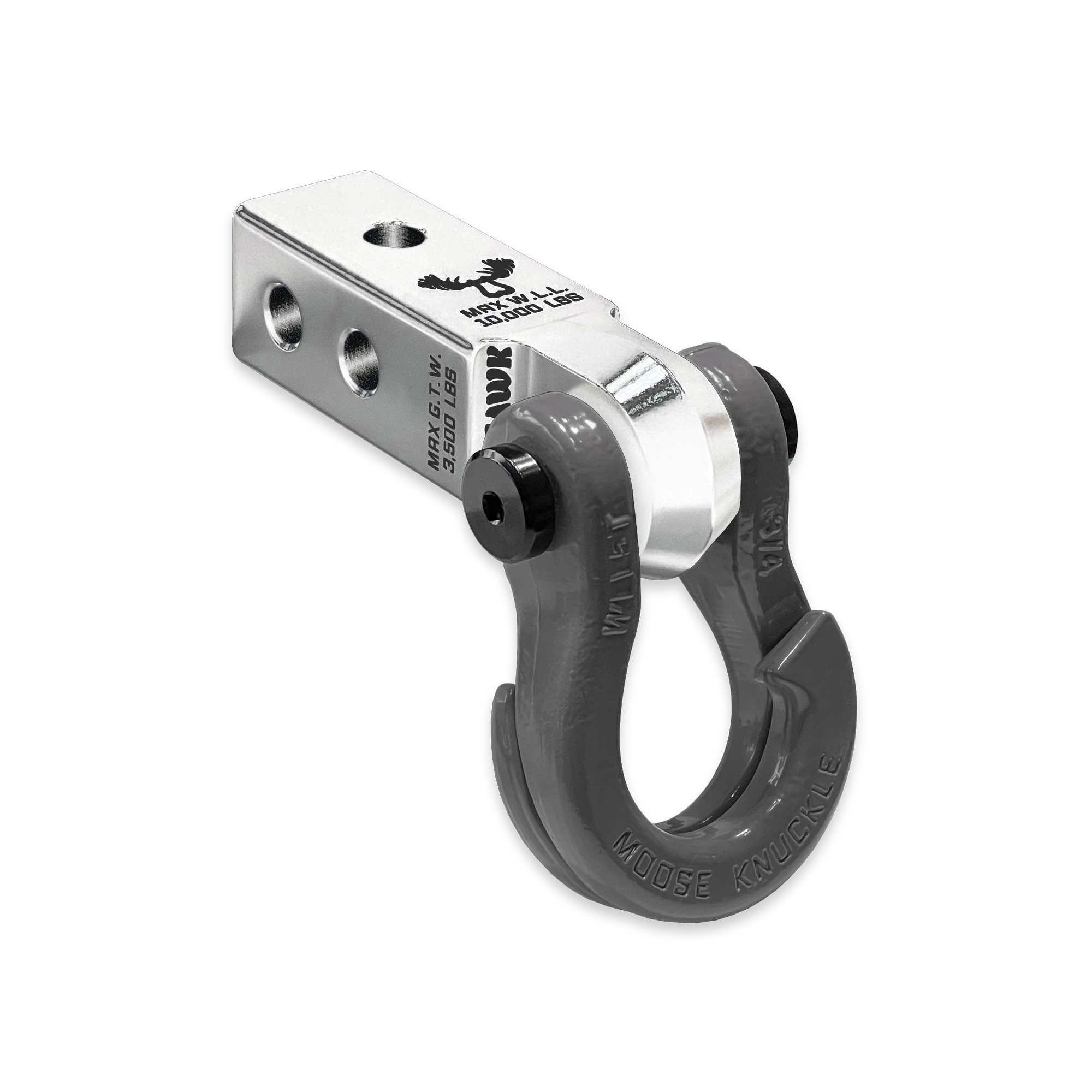 Photo of Jowl™ 3/4 Split Shackle™ and Mohawk 2.0 Receiver Combo by Forward Notion, LLC - Premium Recovery Gear for UTVs / Side by Sides