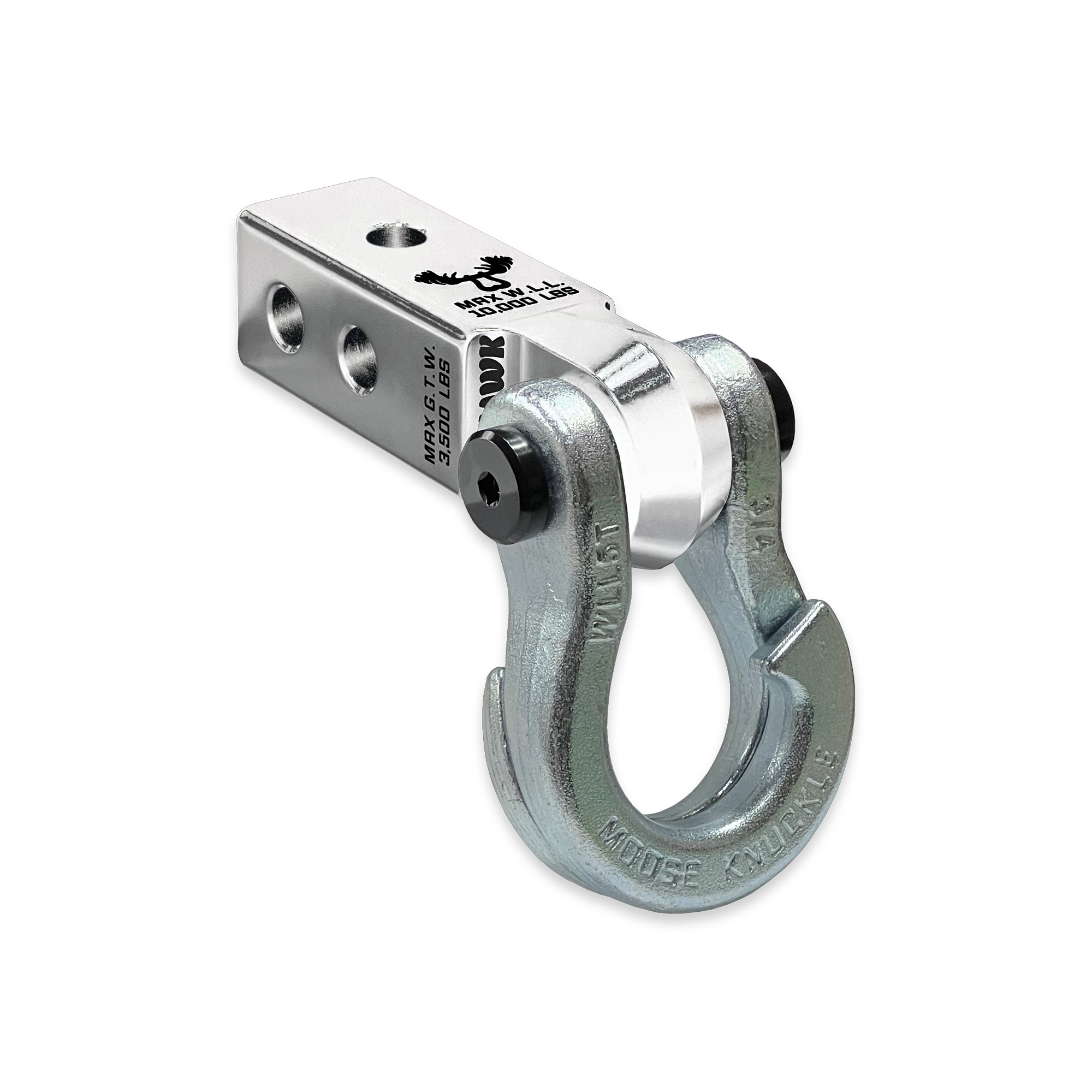 Photo of Jowl™ 3/4 Split Shackle™ and Mohawk 2.0 Receiver Combo by Forward Notion, LLC - Premium Recovery Gear for UTVs / Side by Sides