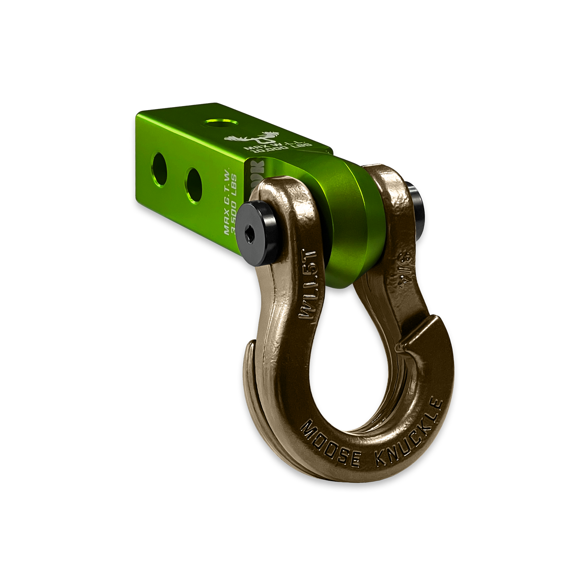 Photo of Jowl™ 3/4 Split Shackle™ and Mohawk 2.0 Receiver Combo by Forward Notion, LLC - Premium Recovery Gear for UTVs / Side by Sides