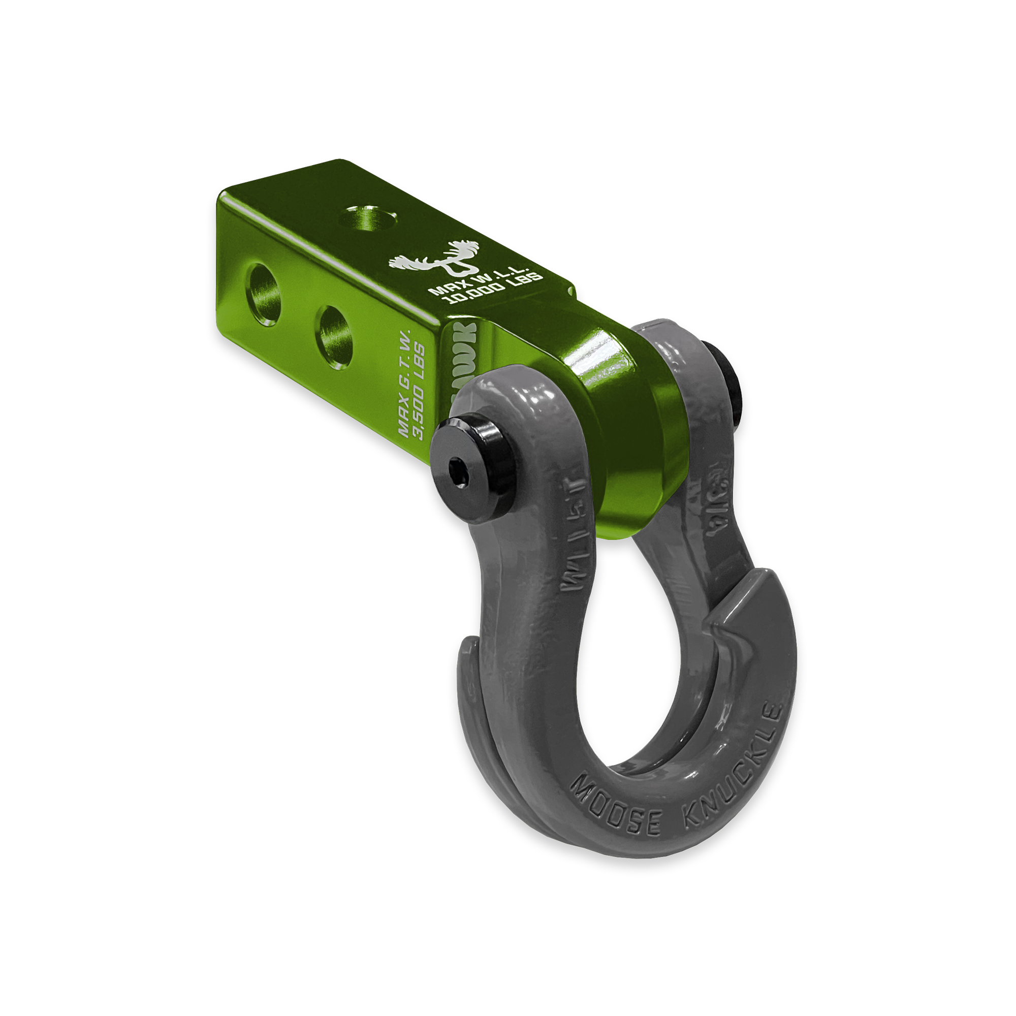Photo of Jowl™ 3/4 Split Shackle™ and Mohawk 2.0 Receiver Combo by Forward Notion, LLC - Premium Recovery Gear for UTVs / Side by Sides