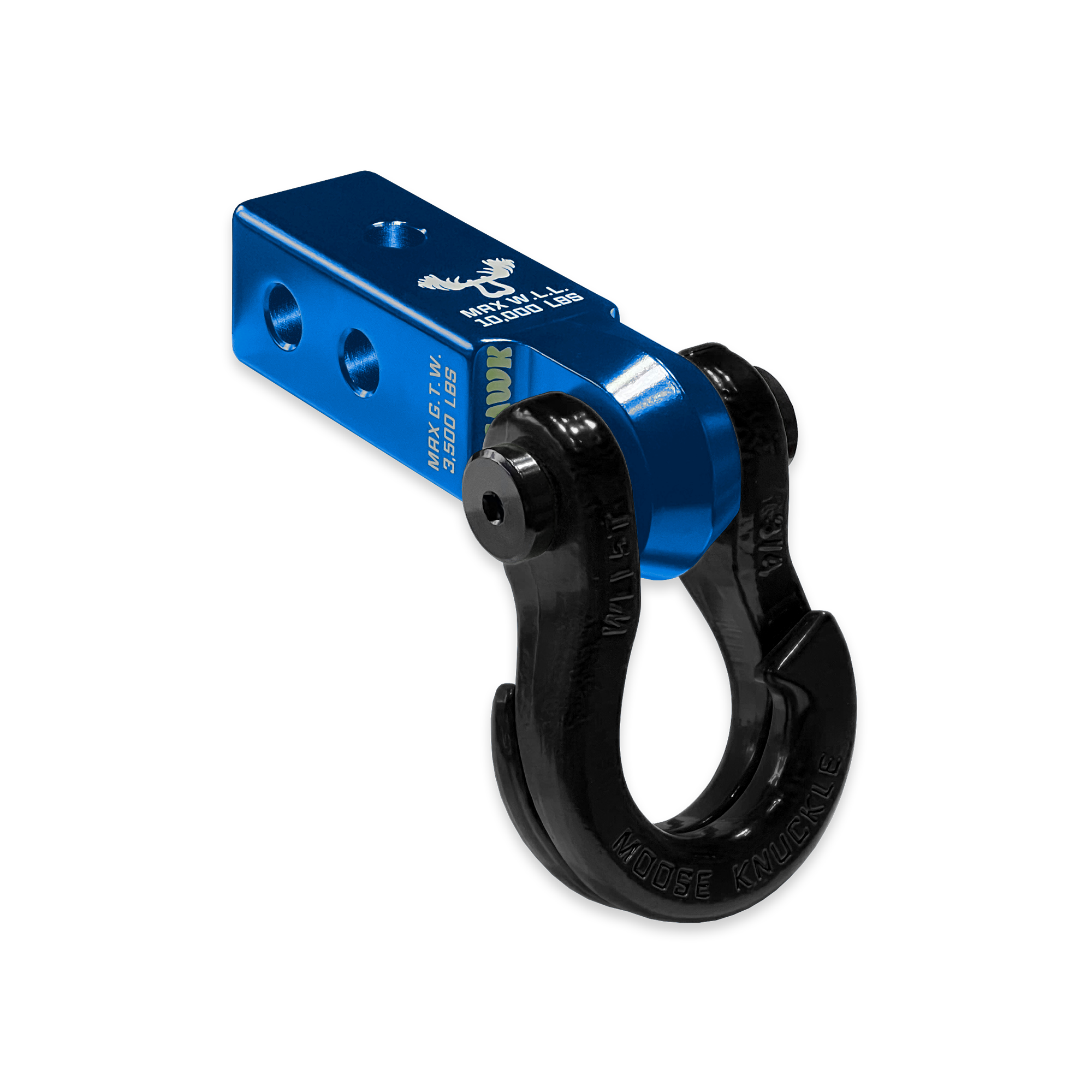 Photo of Jowl™ 3/4 Split Shackle™ and Mohawk 2.0 Receiver Combo by Forward Notion, LLC - Premium Recovery Gear for UTVs / Side by Sides