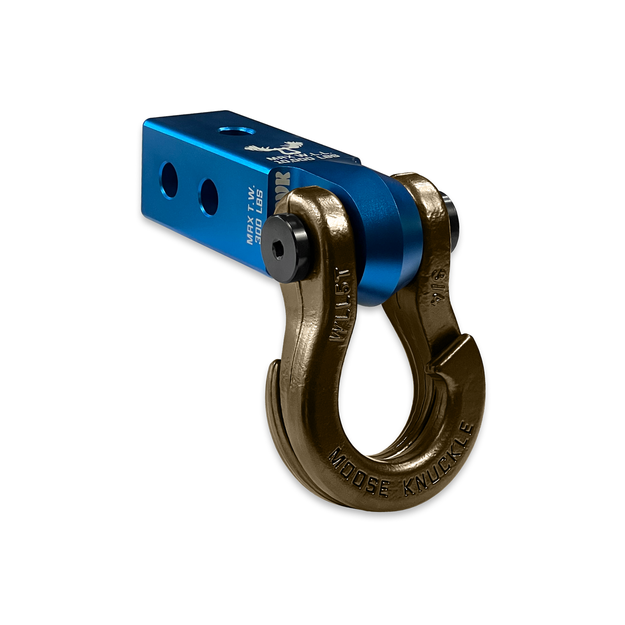Photo of Jowl™ 3/4 Split Shackle™ and Mohawk 2.0 Receiver Combo by Forward Notion, LLC - Premium Recovery Gear for UTVs / Side by Sides