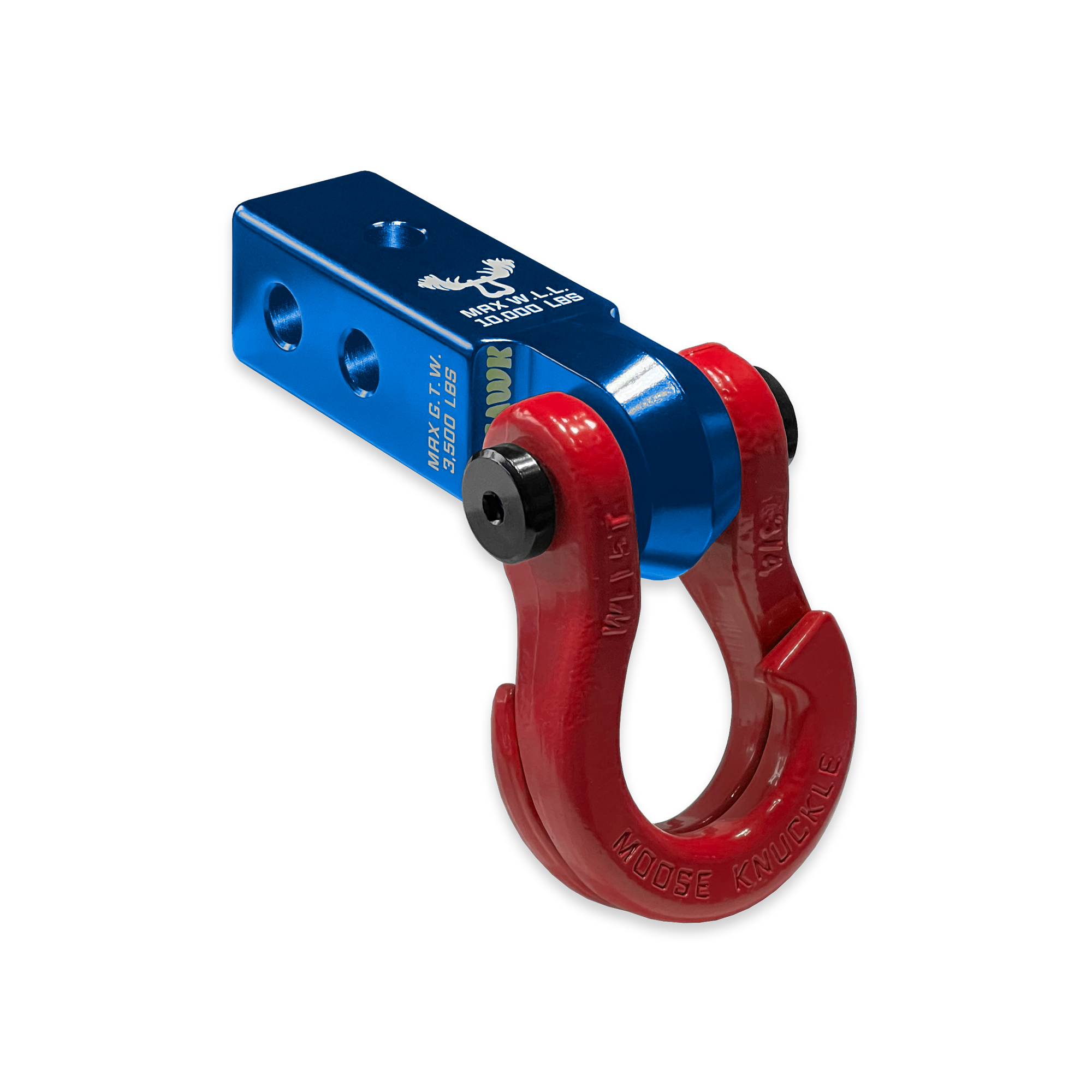 Photo of Jowl™ 3/4 Split Shackle™ and Mohawk 2.0 Receiver Combo by Forward Notion, LLC - Premium Recovery Gear for UTVs / Side by Sides