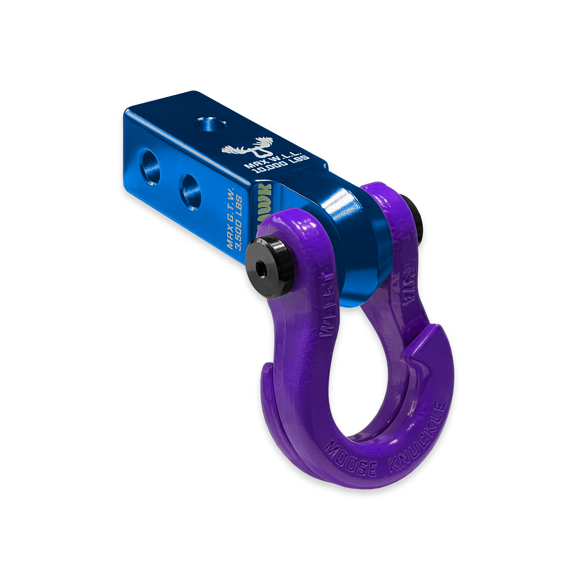 Photo of Jowl™ 3/4 Split Shackle™ and Mohawk 2.0 Receiver Combo by Forward Notion, LLC - Premium Recovery Gear for UTVs / Side by Sides