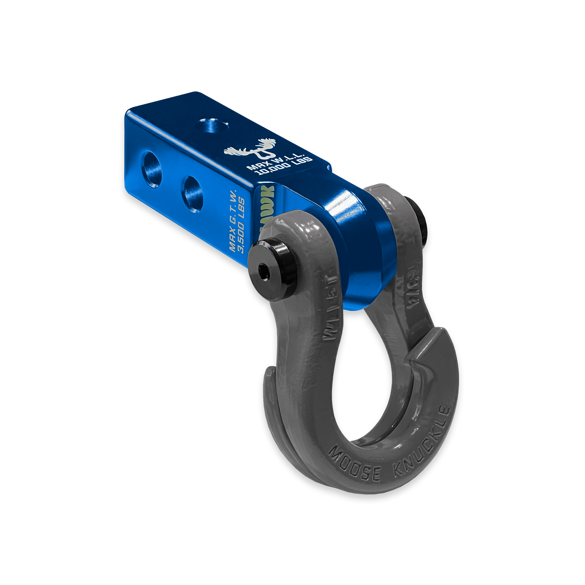 Photo of Jowl™ 3/4 Split Shackle™ and Mohawk 2.0 Receiver Combo by Forward Notion, LLC - Premium Recovery Gear for UTVs / Side by Sides