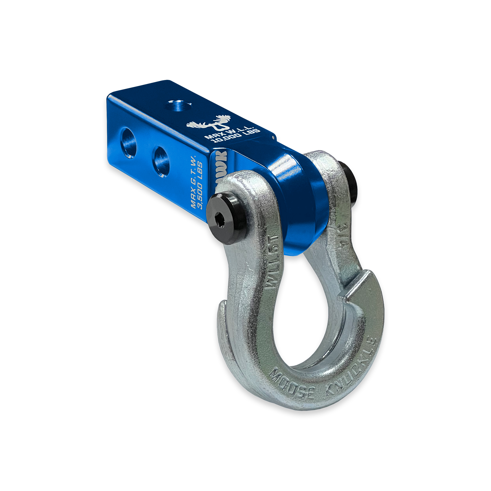 Photo of Jowl™ 3/4 Split Shackle™ and Mohawk 2.0 Receiver Combo by Forward Notion, LLC - Premium Recovery Gear for UTVs / Side by Sides