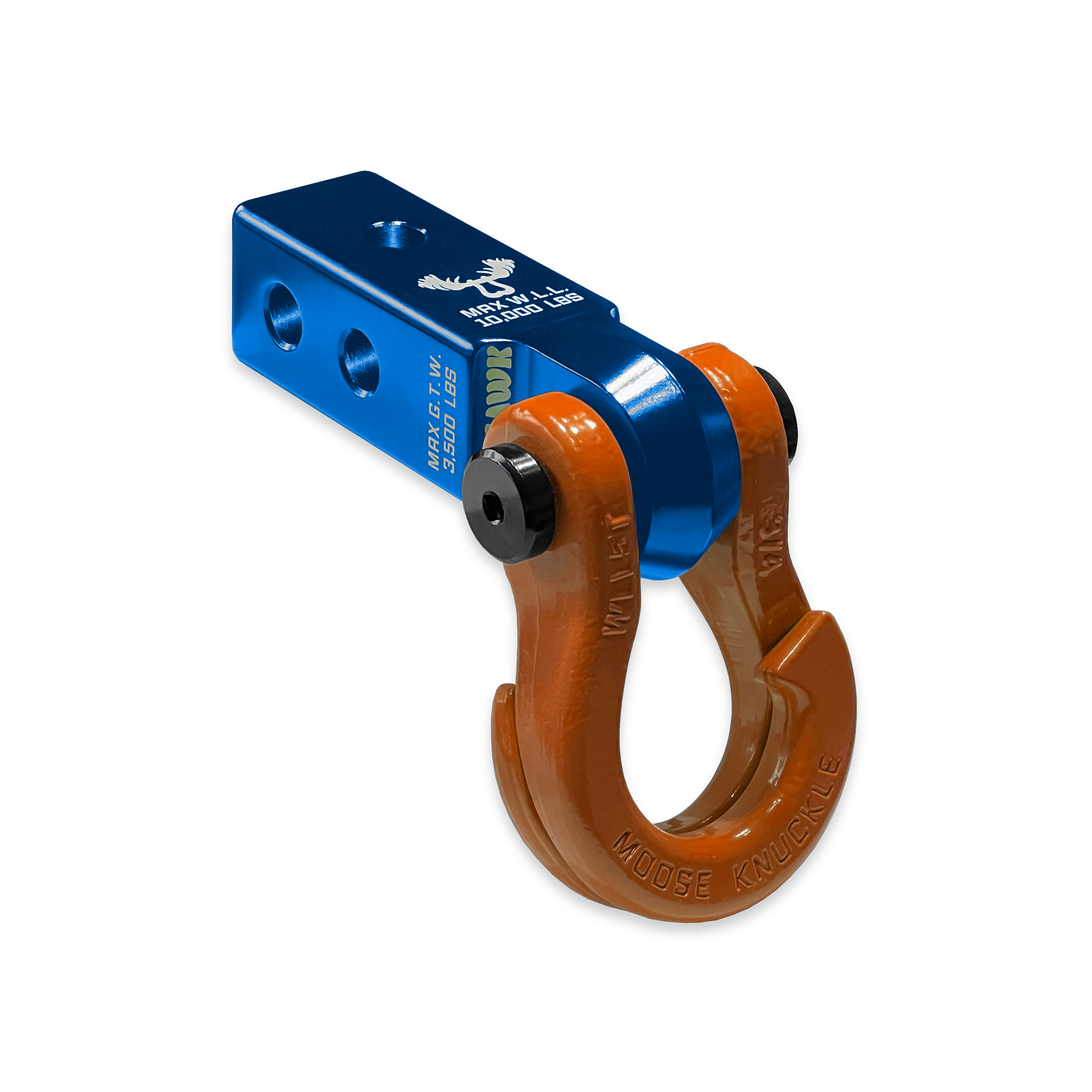 Photo of Jowl™ 3/4 Split Shackle™ and Mohawk 2.0 Receiver Combo by Forward Notion, LLC - Premium Recovery Gear for UTVs / Side by Sides