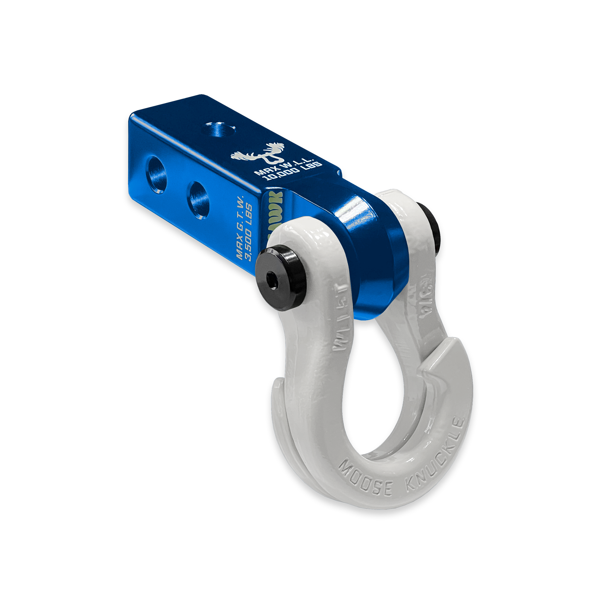 Photo of Jowl™ 3/4 Split Shackle™ and Mohawk 2.0 Receiver Combo by Forward Notion, LLC - Premium Recovery Gear for UTVs / Side by Sides