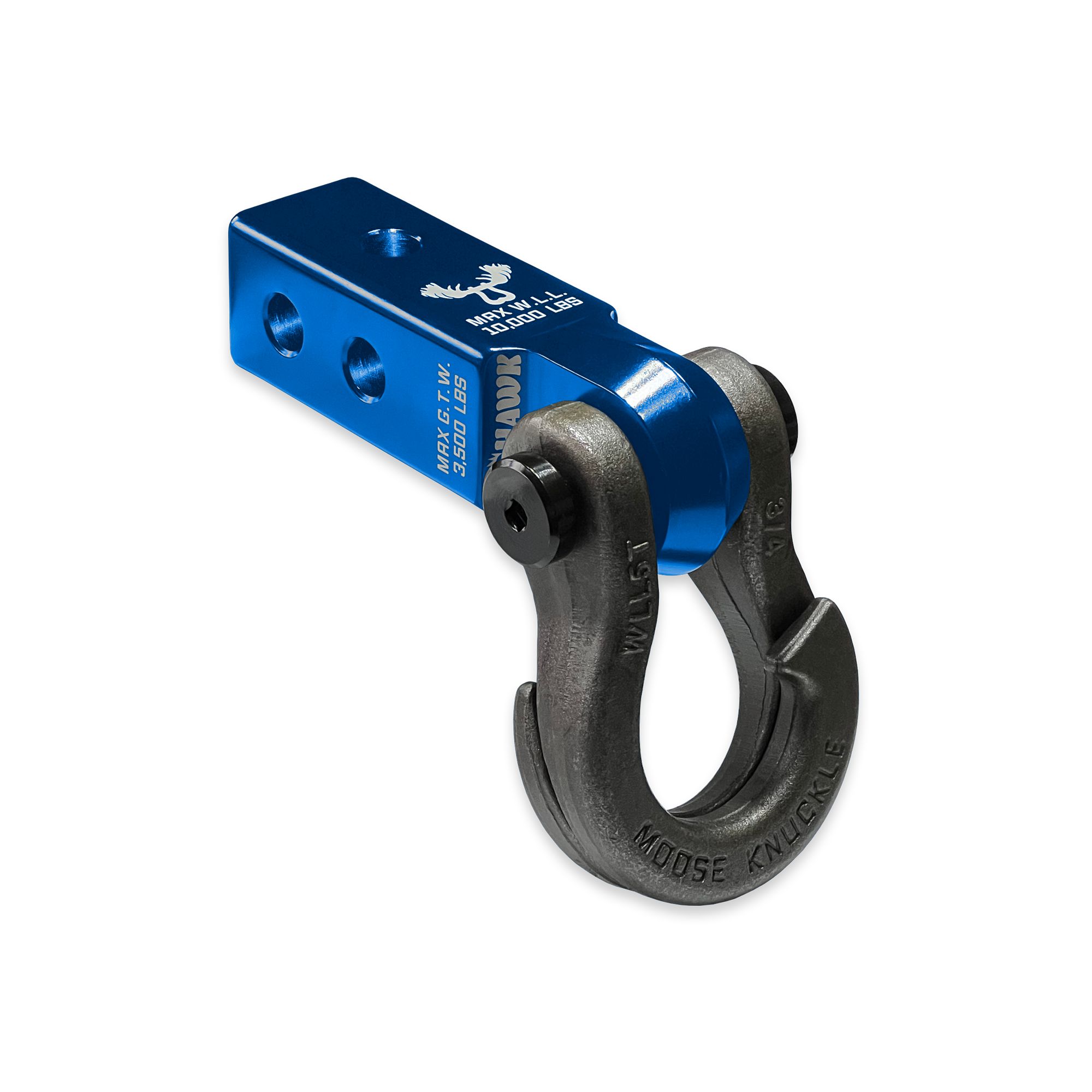 Photo of Jowl™ 3/4 Split Shackle™ and Mohawk 2.0 Receiver Combo by Forward Notion, LLC - Premium Recovery Gear for UTVs / Side by Sides