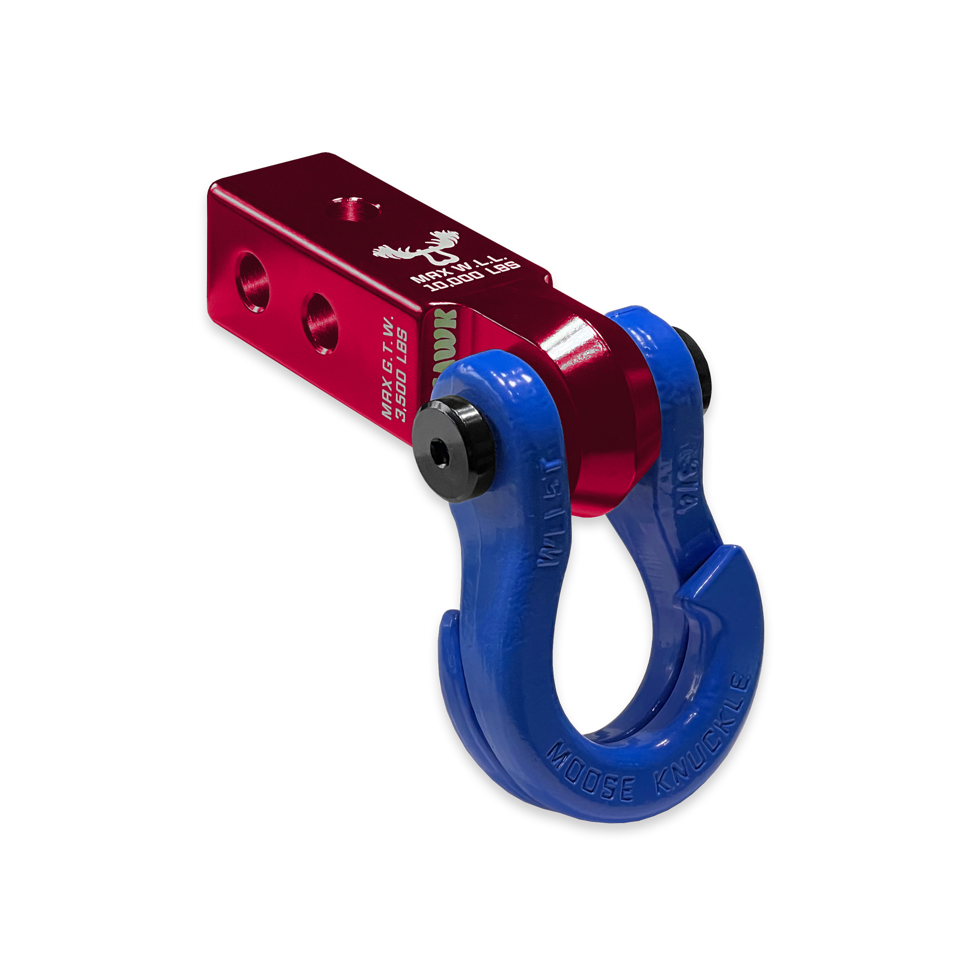 Photo of Jowl™ 3/4 Split Shackle™ and Mohawk 2.0 Receiver Combo by Forward Notion, LLC - Premium Recovery Gear for UTVs / Side by Sides