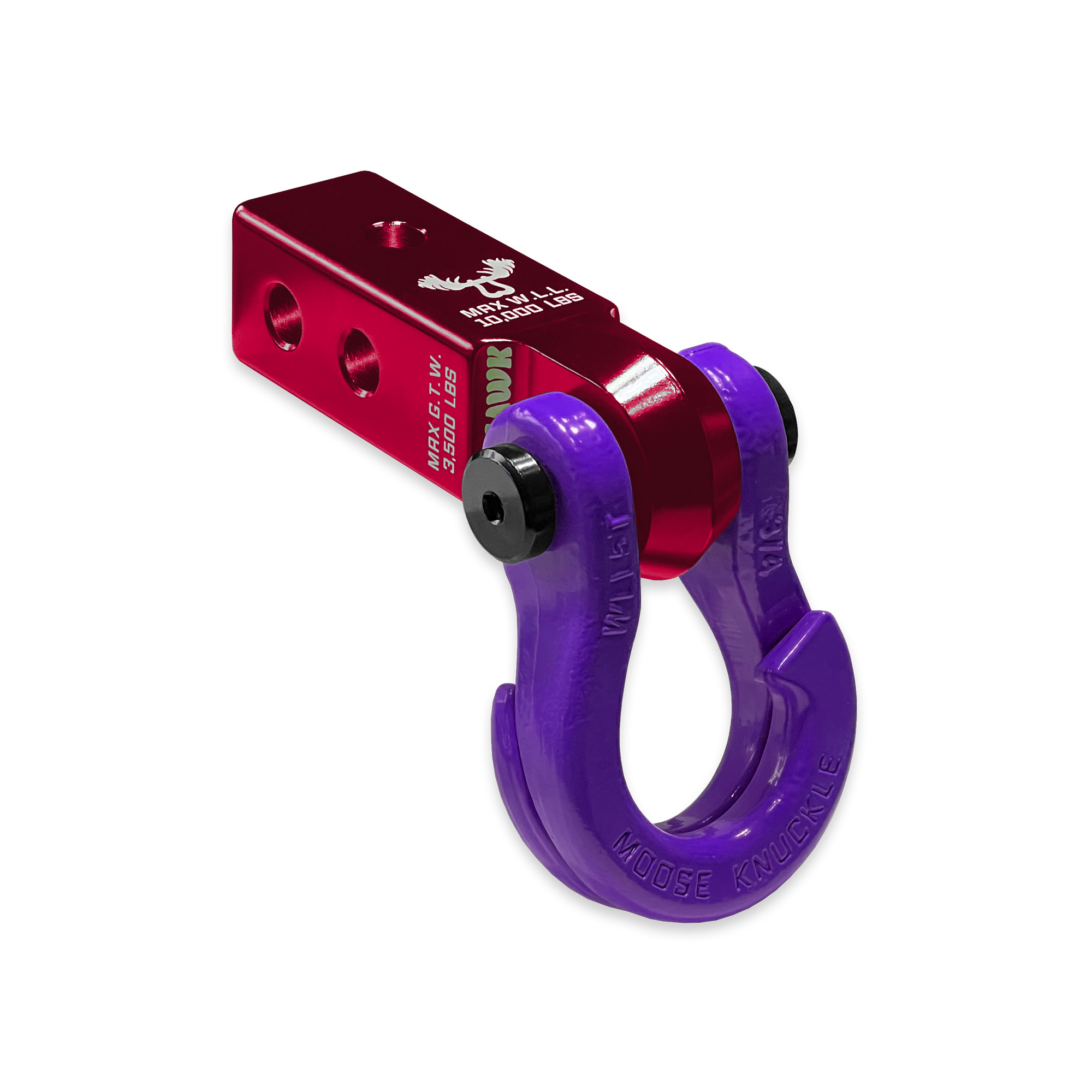Photo of Jowl™ 3/4 Split Shackle™ and Mohawk 2.0 Receiver Combo by Forward Notion, LLC - Premium Recovery Gear for UTVs / Side by Sides