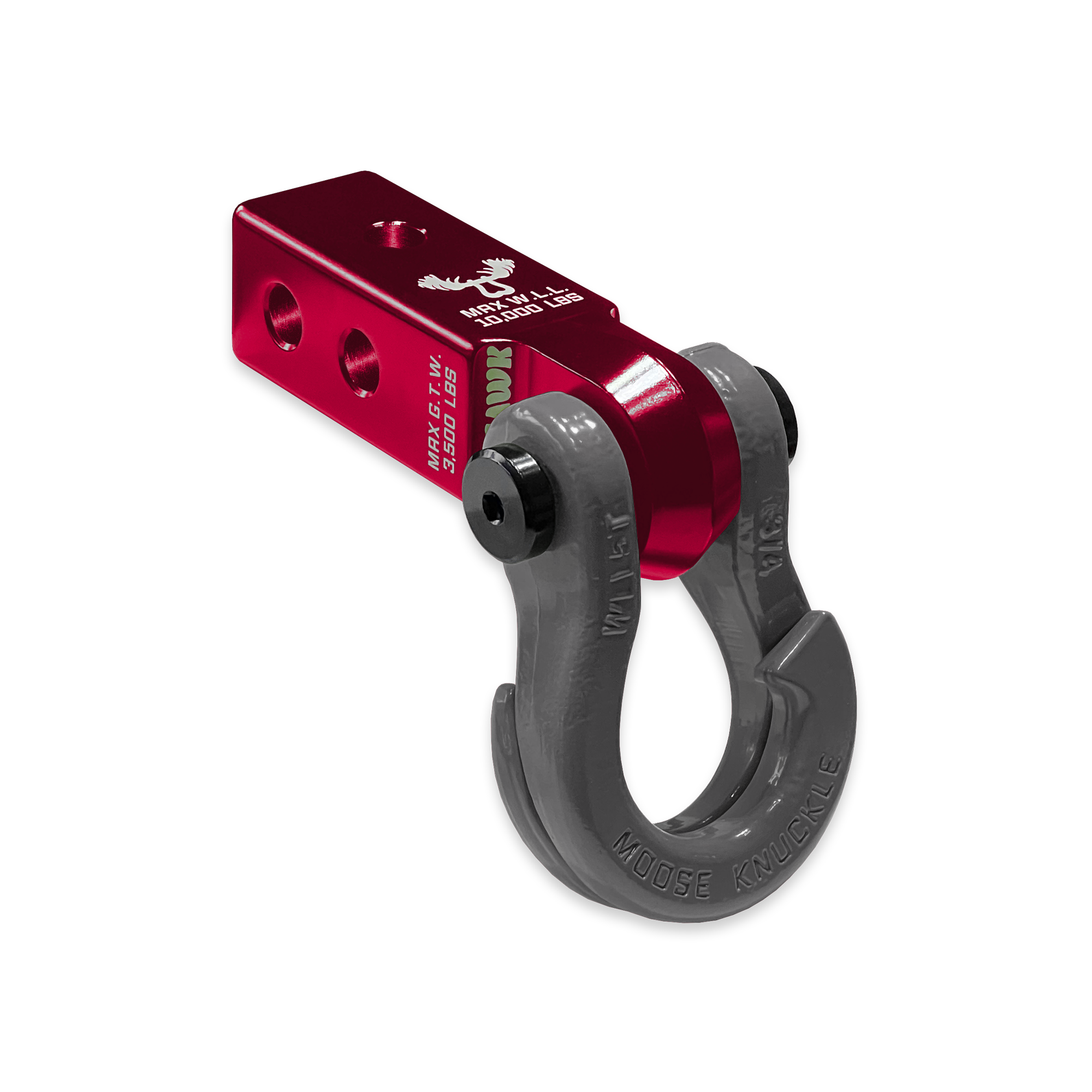 Photo of Jowl™ 3/4 Split Shackle™ and Mohawk 2.0 Receiver Combo by Forward Notion, LLC - Premium Recovery Gear for UTVs / Side by Sides