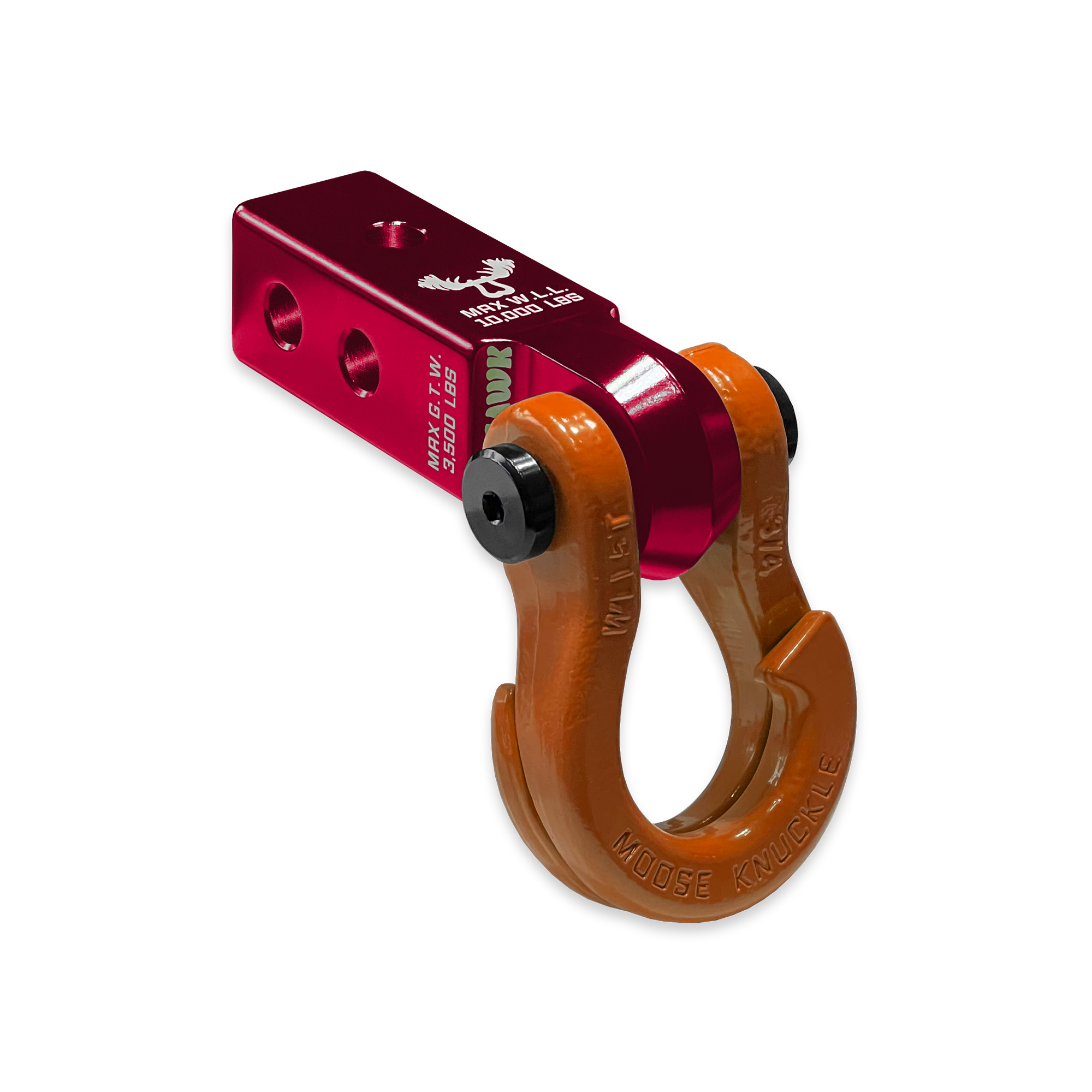 Photo of Jowl™ 3/4 Split Shackle™ and Mohawk 2.0 Receiver Combo by Forward Notion, LLC - Premium Recovery Gear for UTVs / Side by Sides