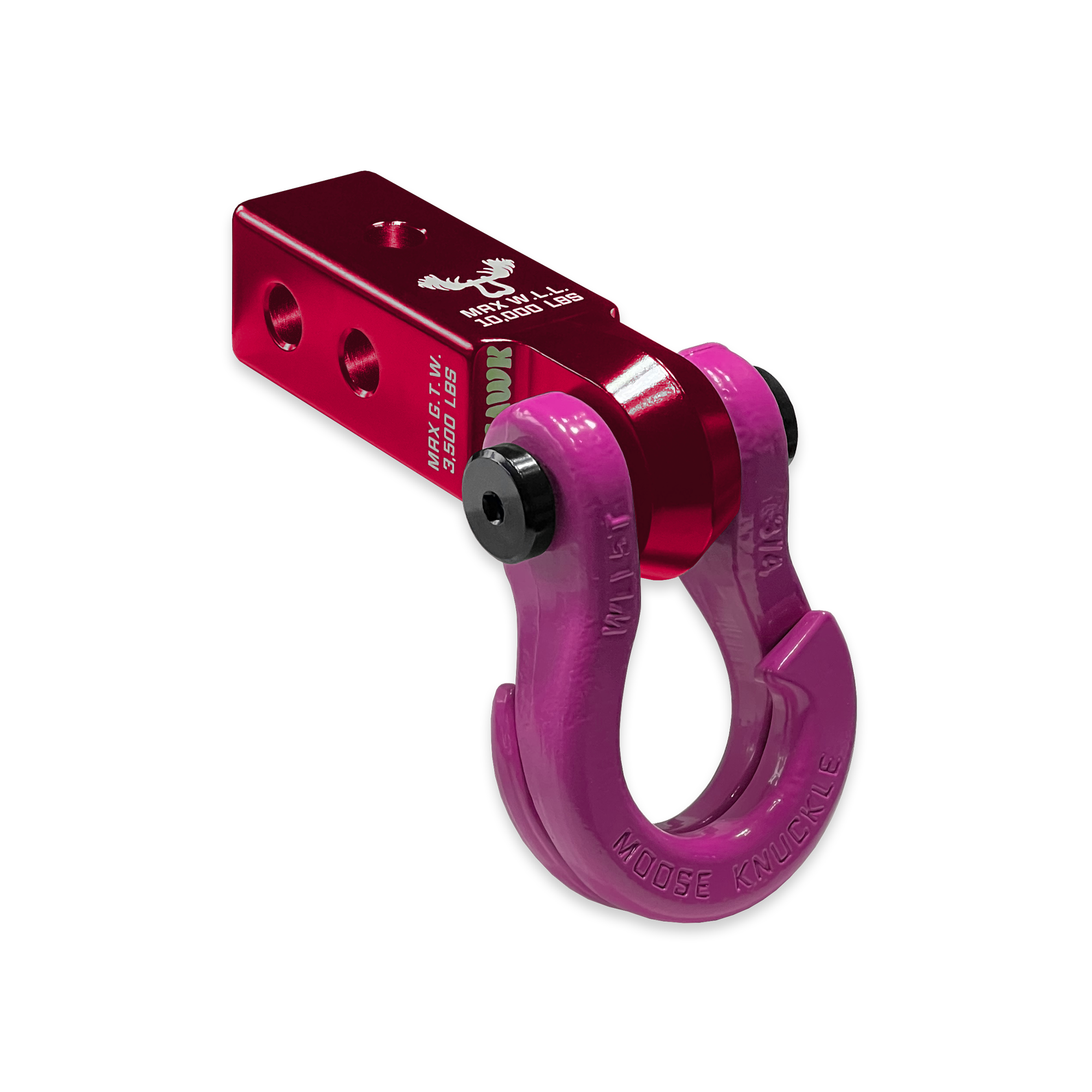 Photo of Jowl™ 3/4 Split Shackle™ and Mohawk 2.0 Receiver Combo by Forward Notion, LLC - Premium Recovery Gear for UTVs / Side by Sides