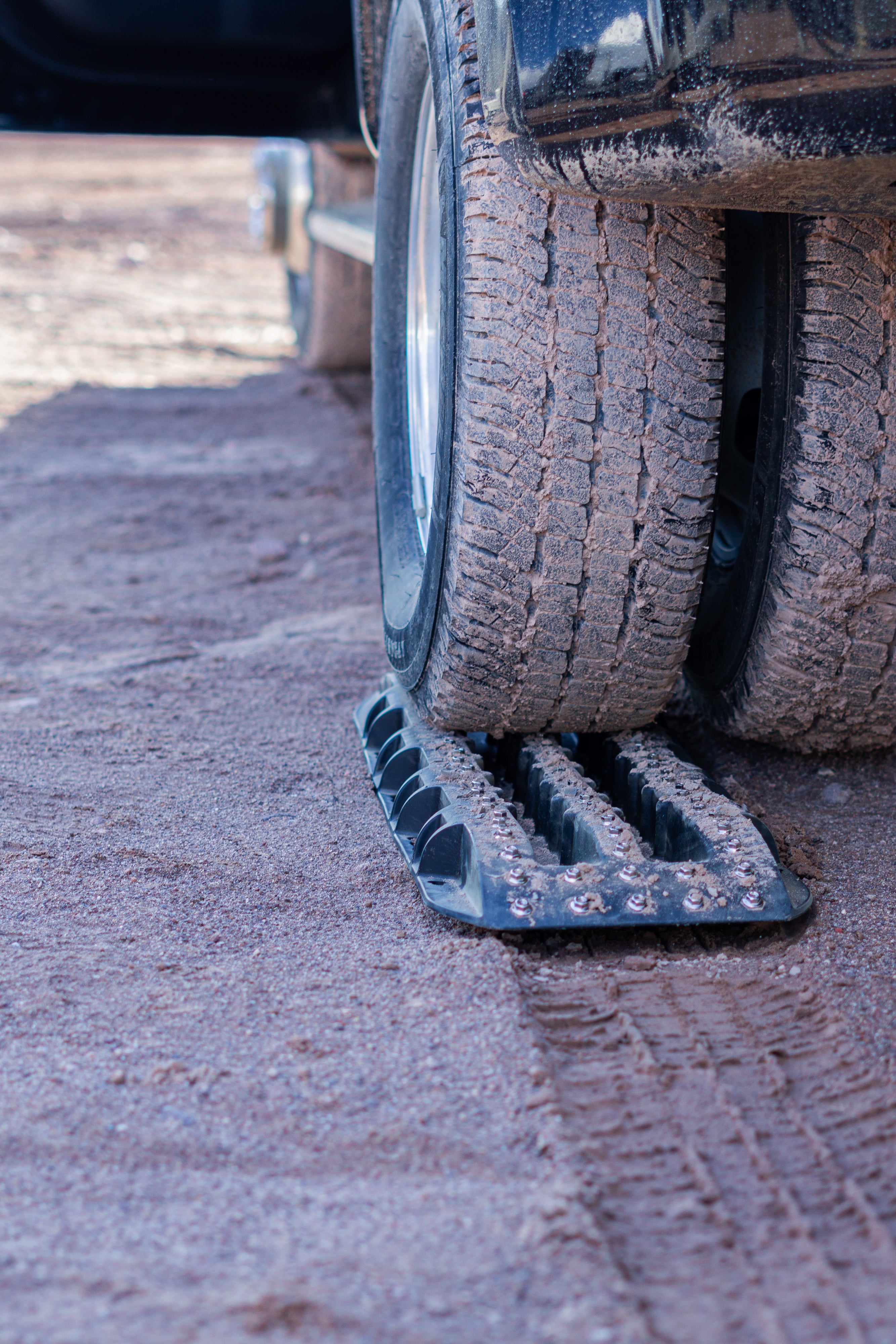 Photo of Ultimate Traction recovery board with steel plugs and storage bag by MOJAB OFFROAD - Premium Recovery board for UTVs / Side by Sides